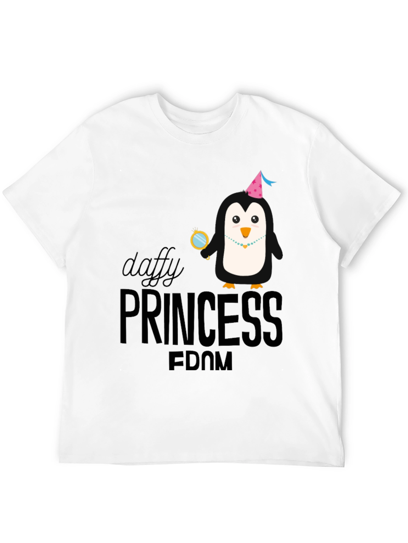 Daffy Princess Penguin T-Shirt - Soft Cotton