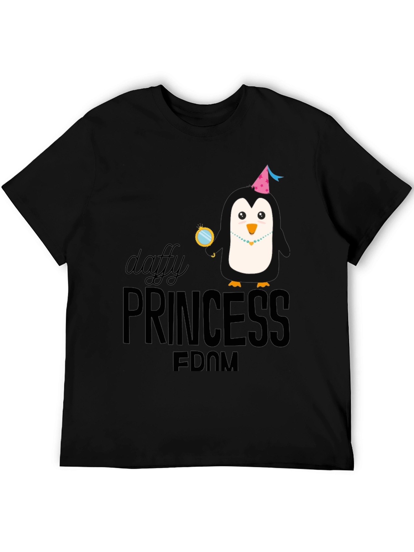 Daffy Princess Penguin T-Shirt - Soft Cotton
