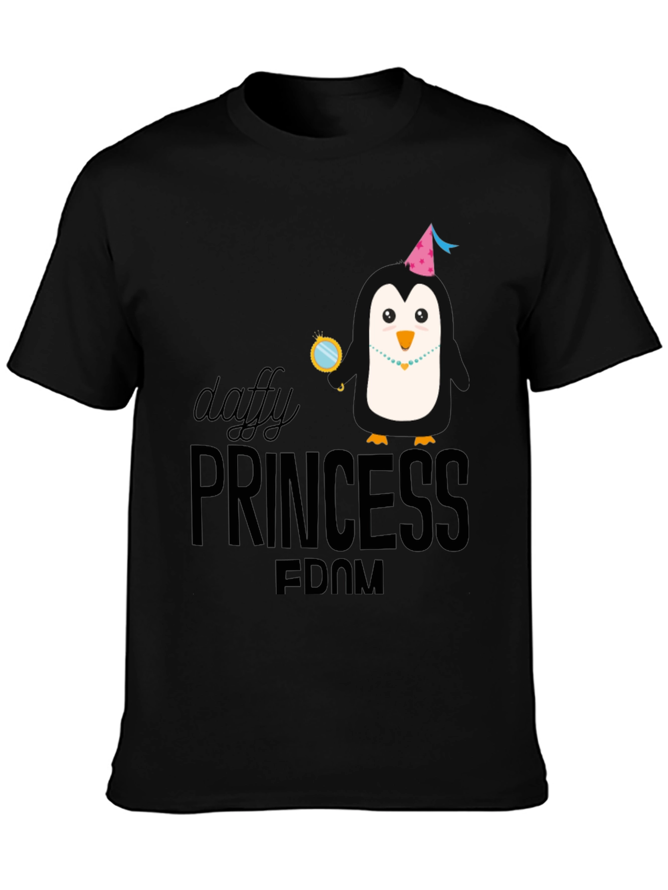 Daffy Princess Penguin T-Shirt - Soft Cotton
