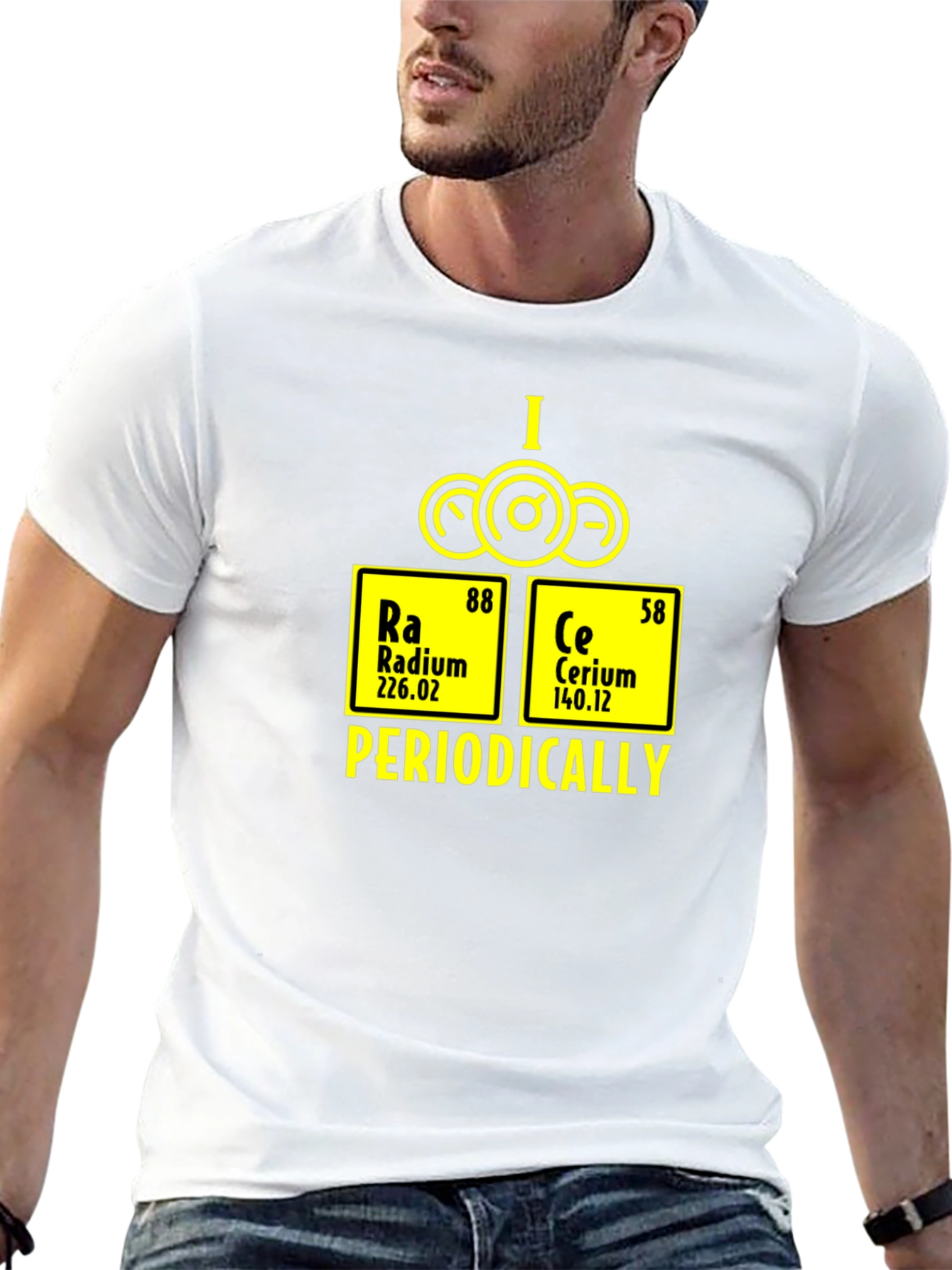 I Race Periodically T-Shirt - Chemistry Element Graphic Tee