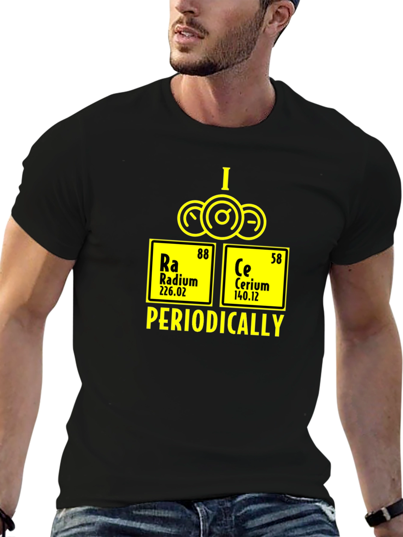 I Race Periodically T-Shirt - Chemistry Element Graphic Tee