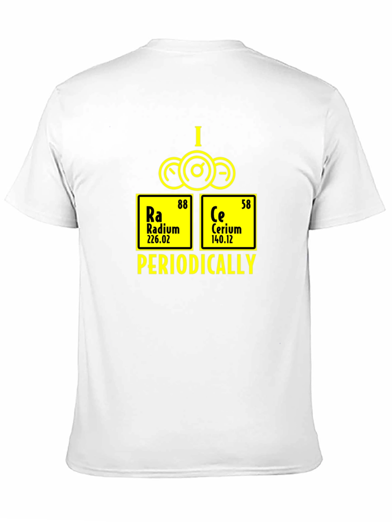 I Race Periodically T-Shirt - Chemistry Element Graphic Tee