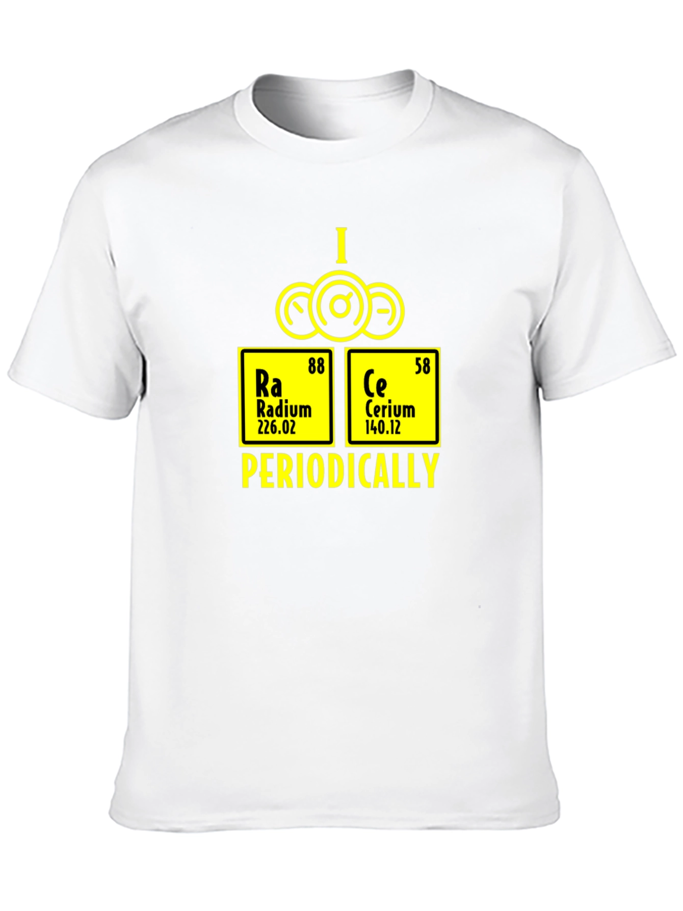 I Race Periodically T-Shirt - Chemistry Element Graphic Tee