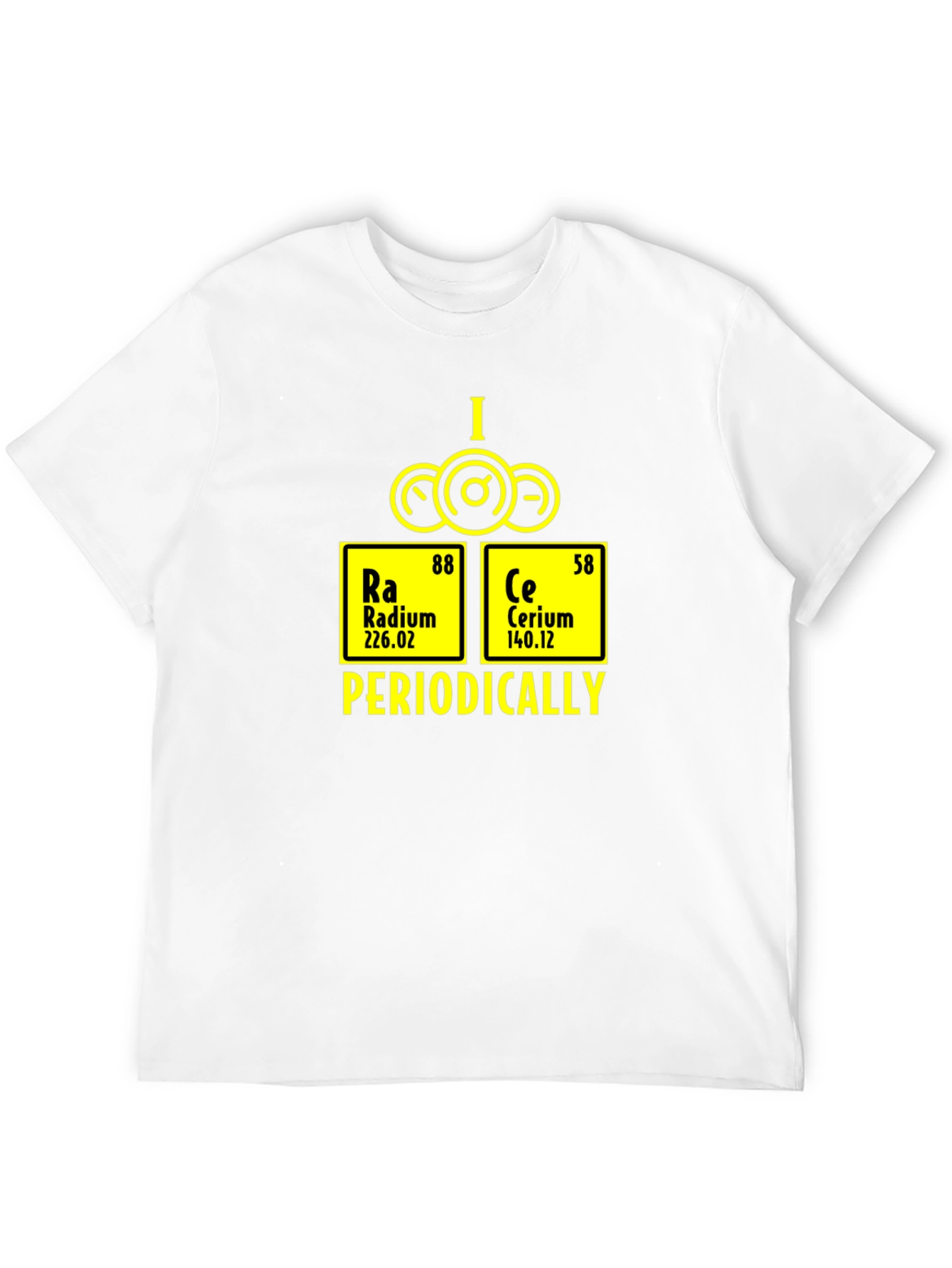 I Race Periodically T-Shirt - Chemistry Element Graphic Tee