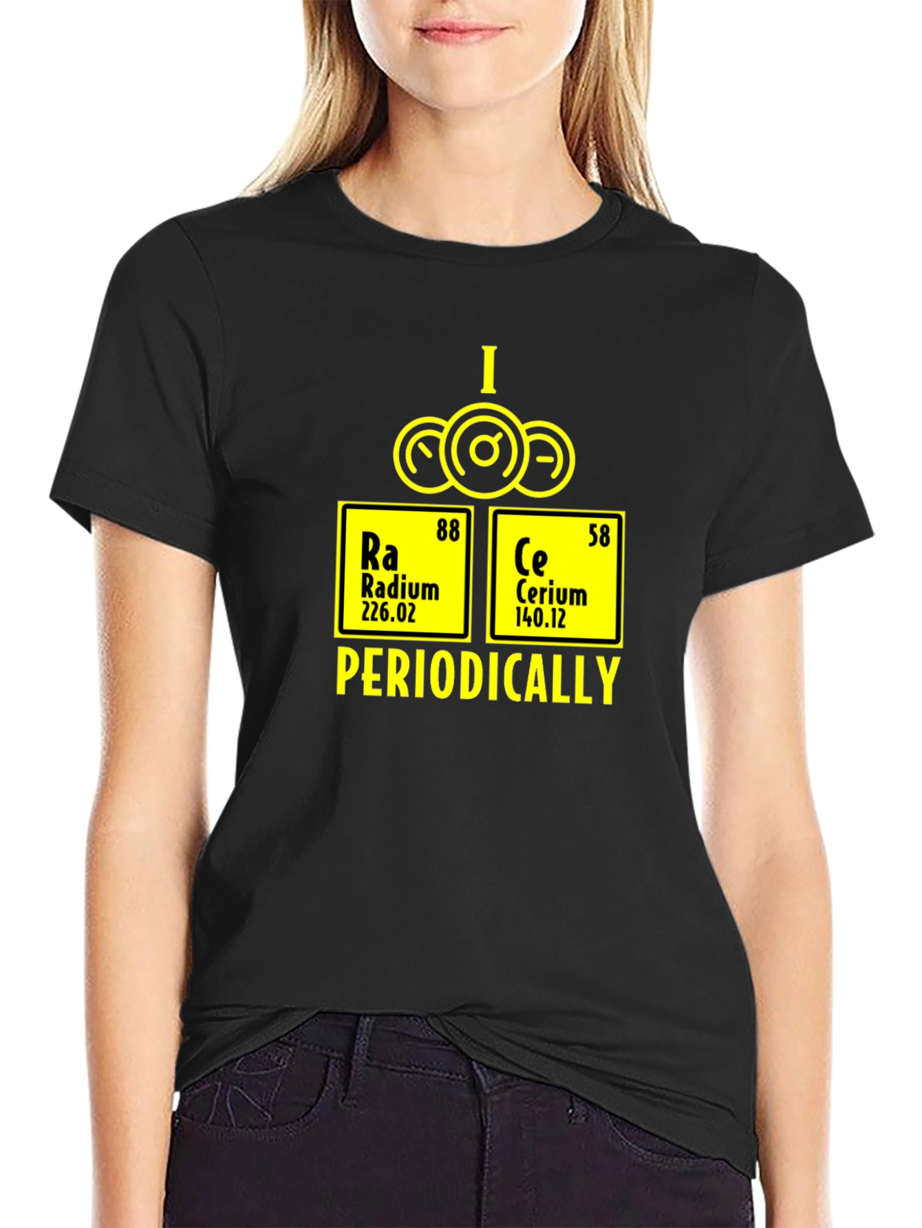 I Race Periodically T-Shirt - Chemistry Element Graphic Tee