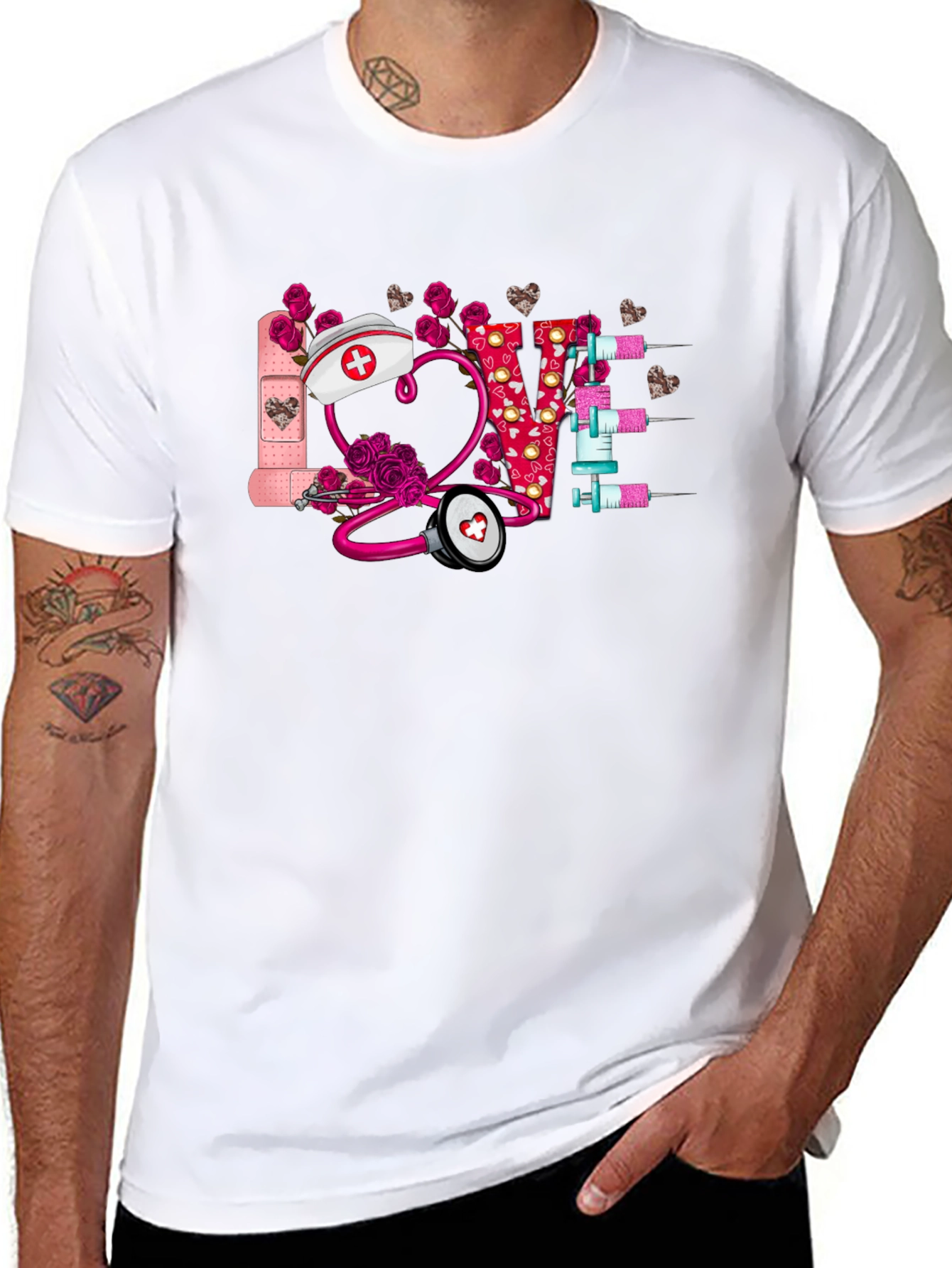 Nurse Love T-Shirt - Perfect for Healthcare Professionals