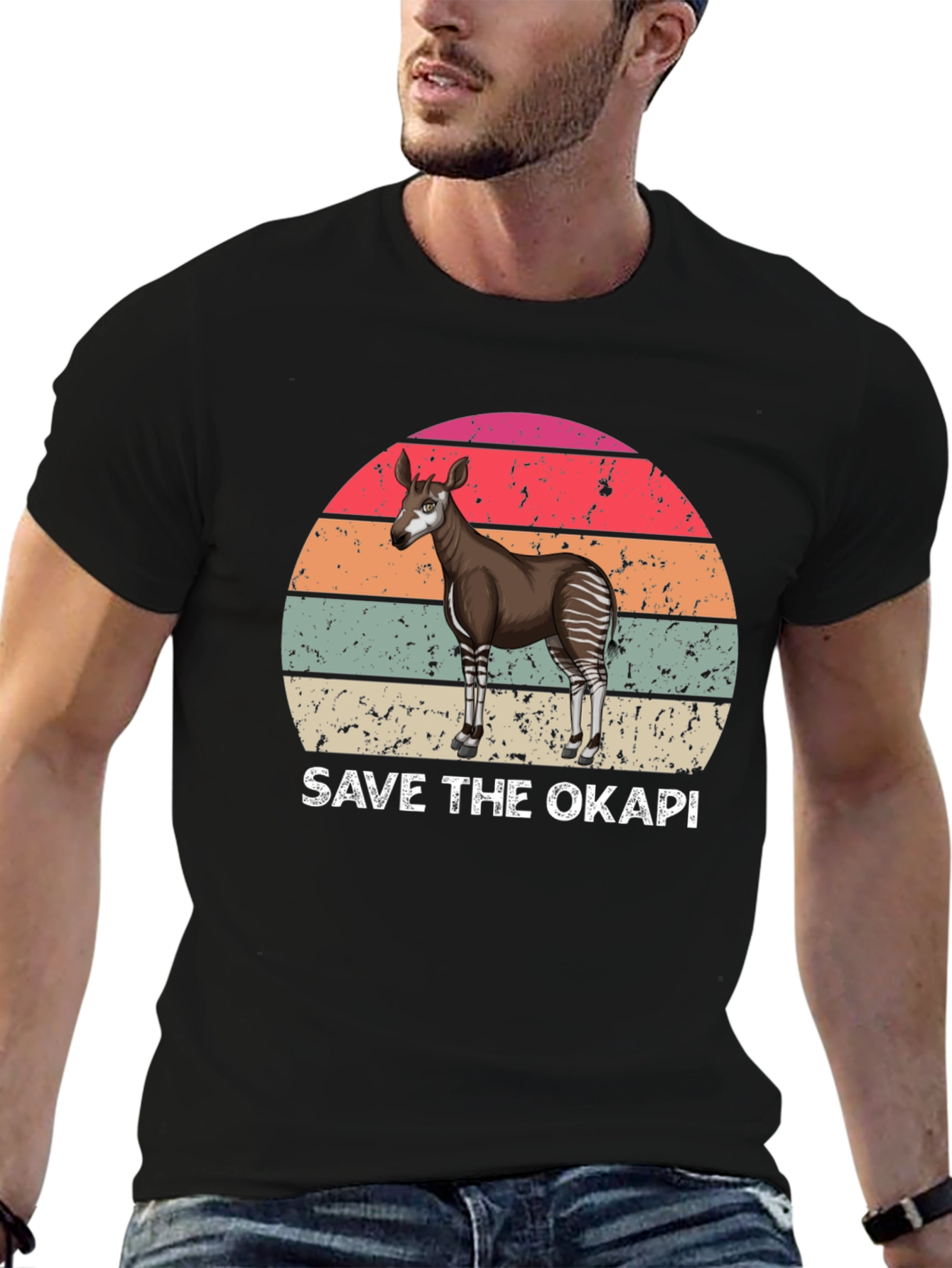 Save the Okapi T-Shirt - Graphic Animal Tee