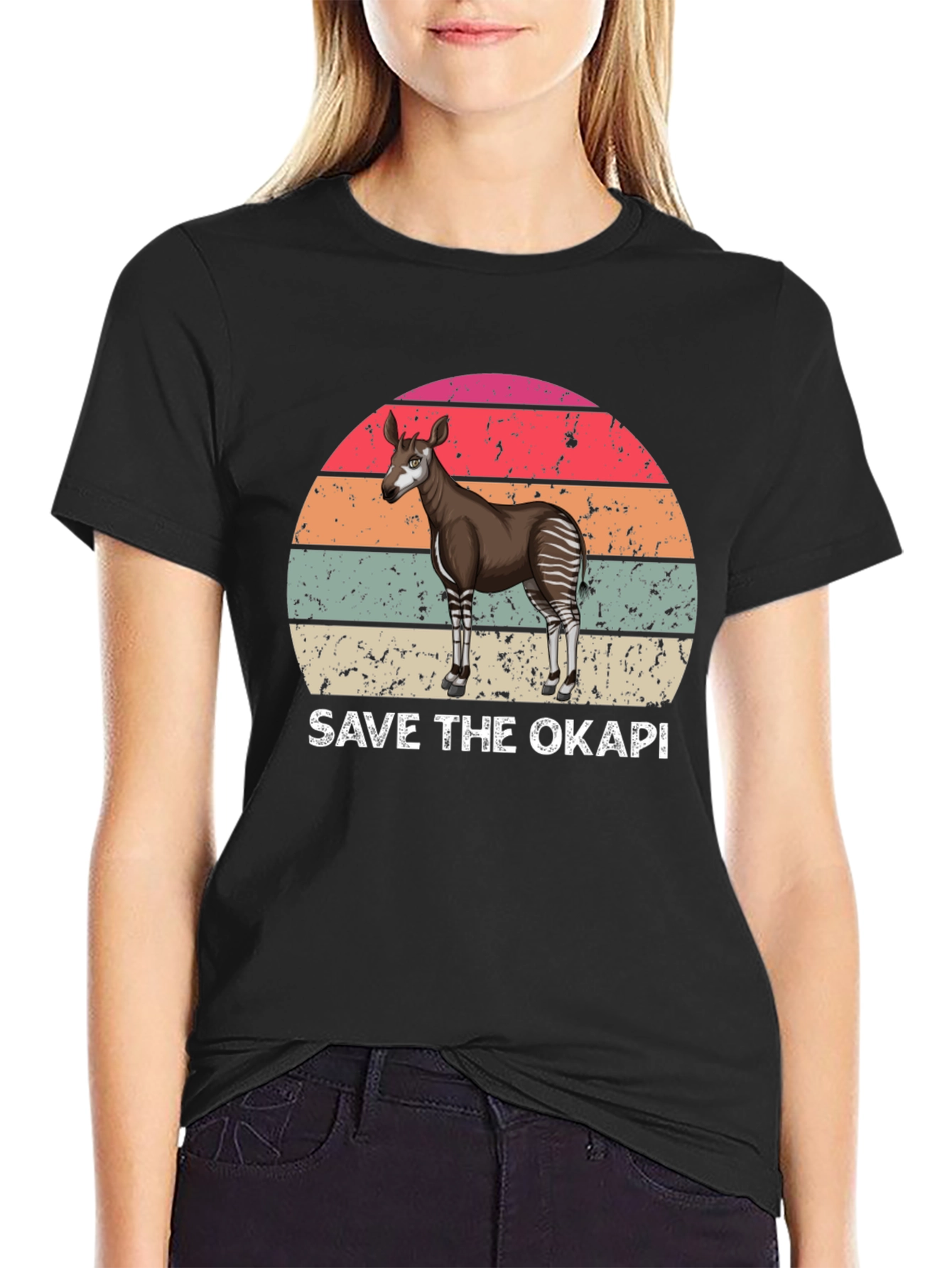 Save the Okapi T-Shirt - Graphic Animal Tee
