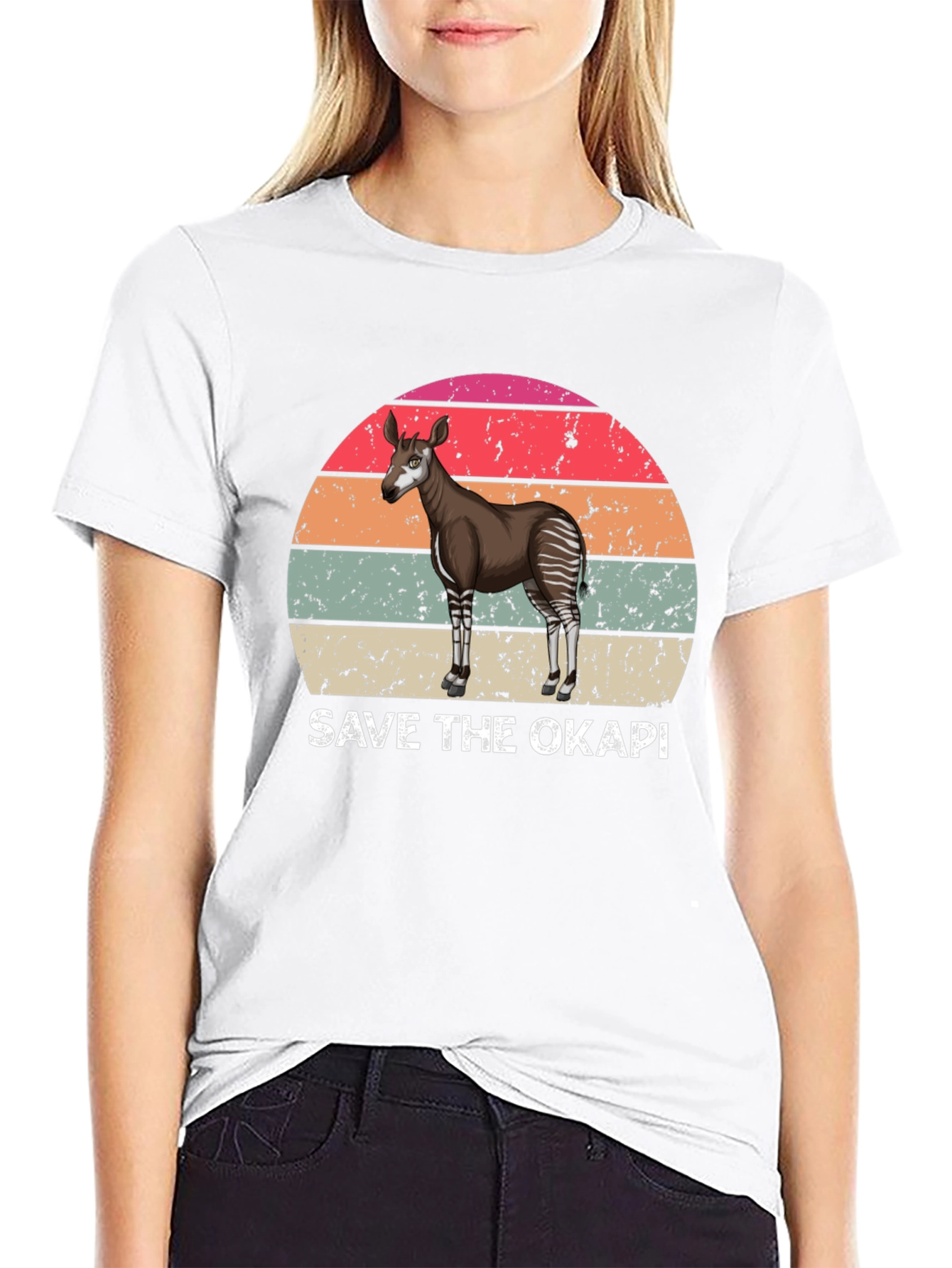 Save the Okapi T-Shirt - Graphic Animal Tee