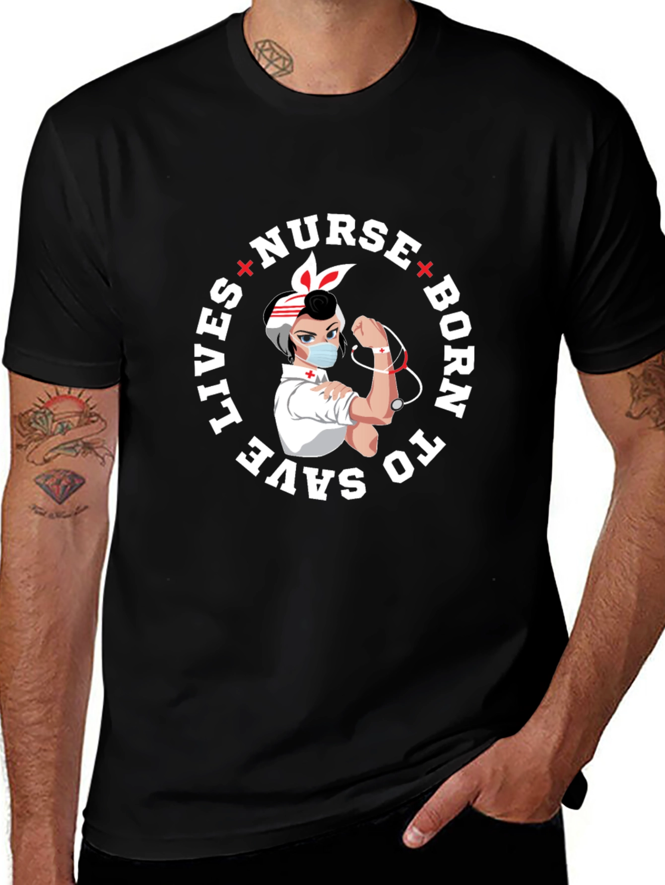 Nurse Born to Save Lives T-Shirt