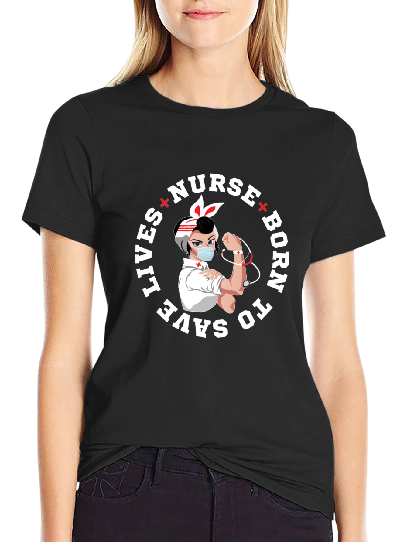 Nurse Born to Save Lives T-Shirt