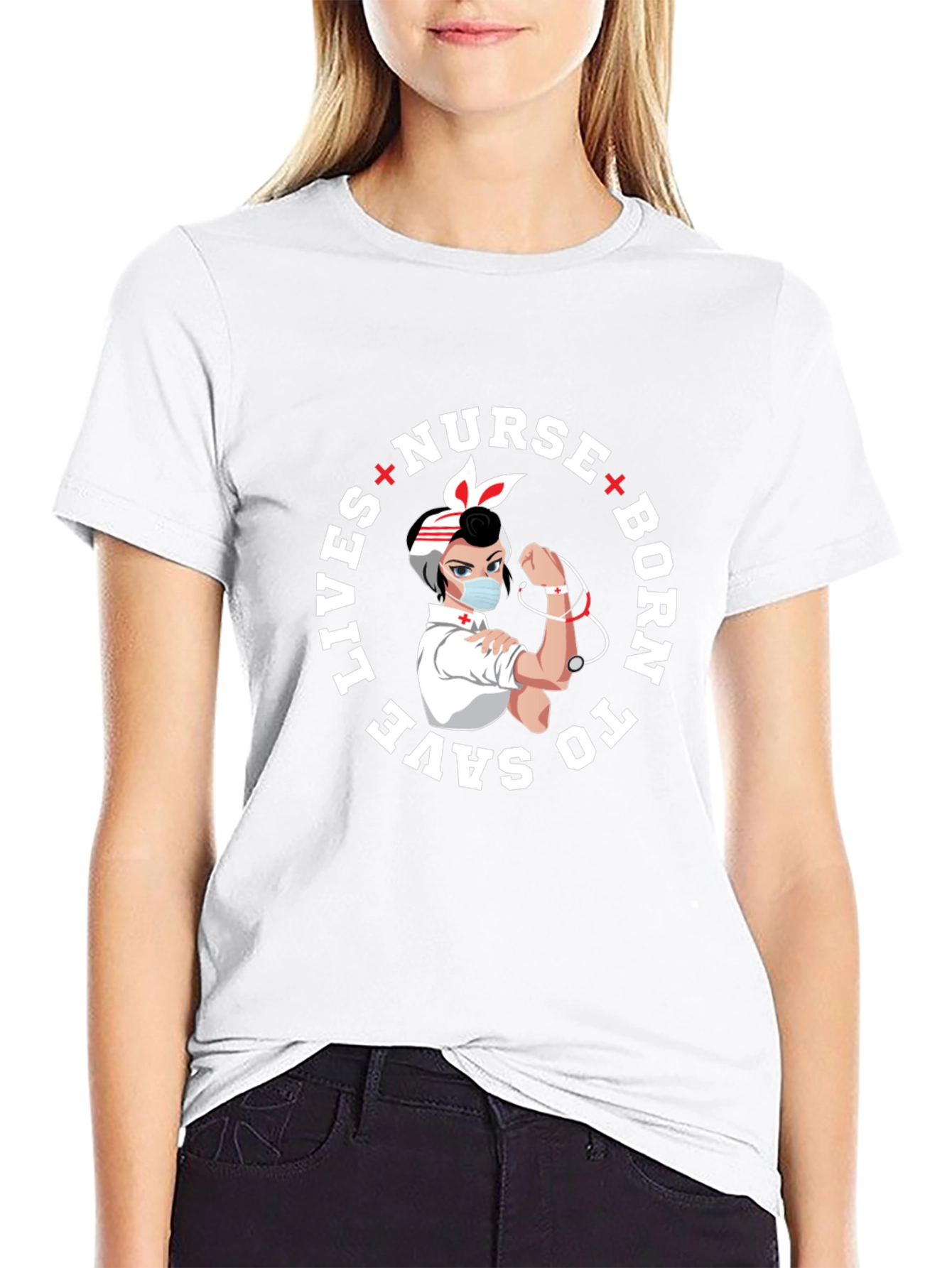 Nurse Born to Save Lives T-Shirt