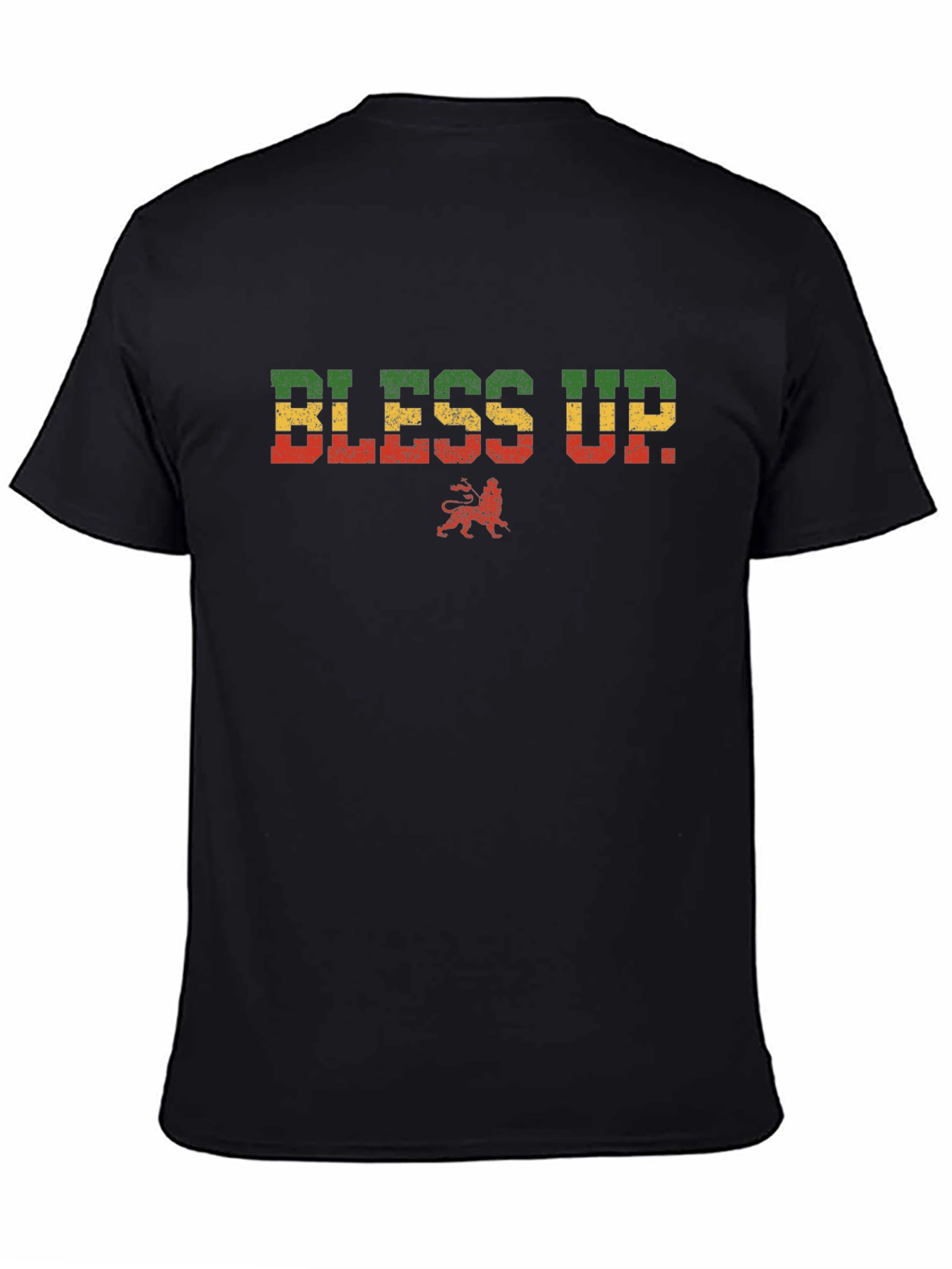 Rasta Bless Up T-Shirt - Reggae Lion Tee
