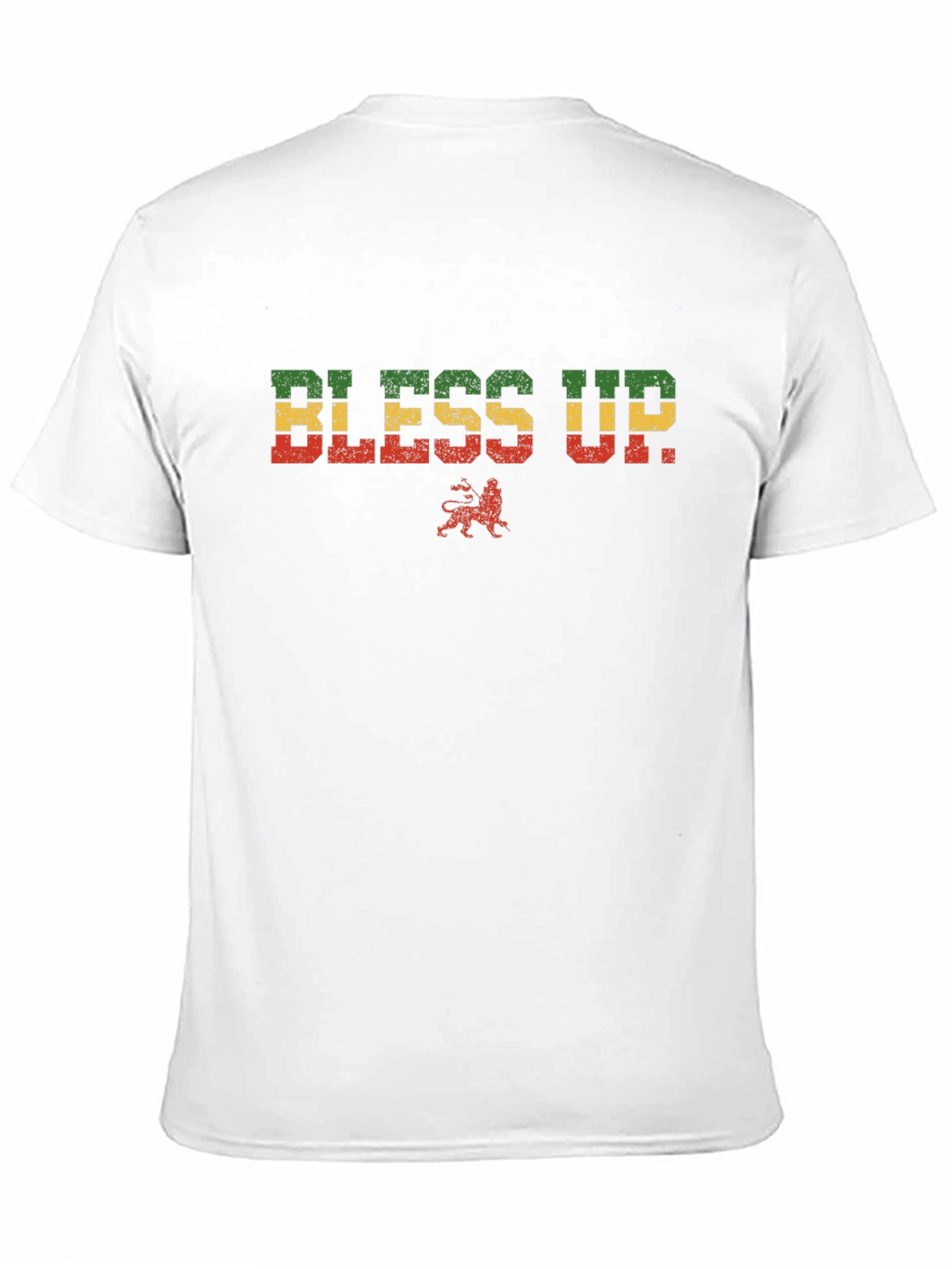 Rasta Bless Up T-Shirt - Reggae Lion Tee