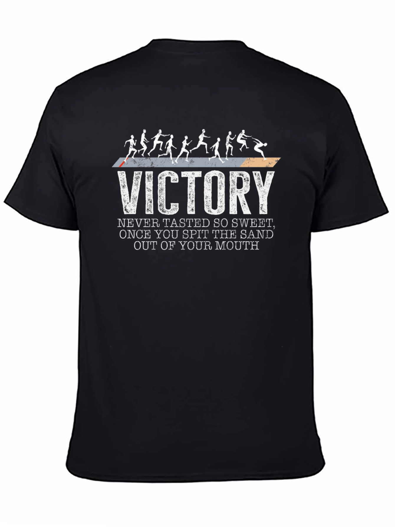 Victory Motivational Black T-Shirt