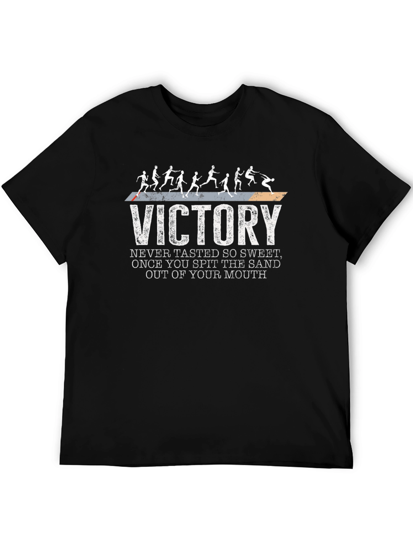 Victory Motivational Black T-Shirt