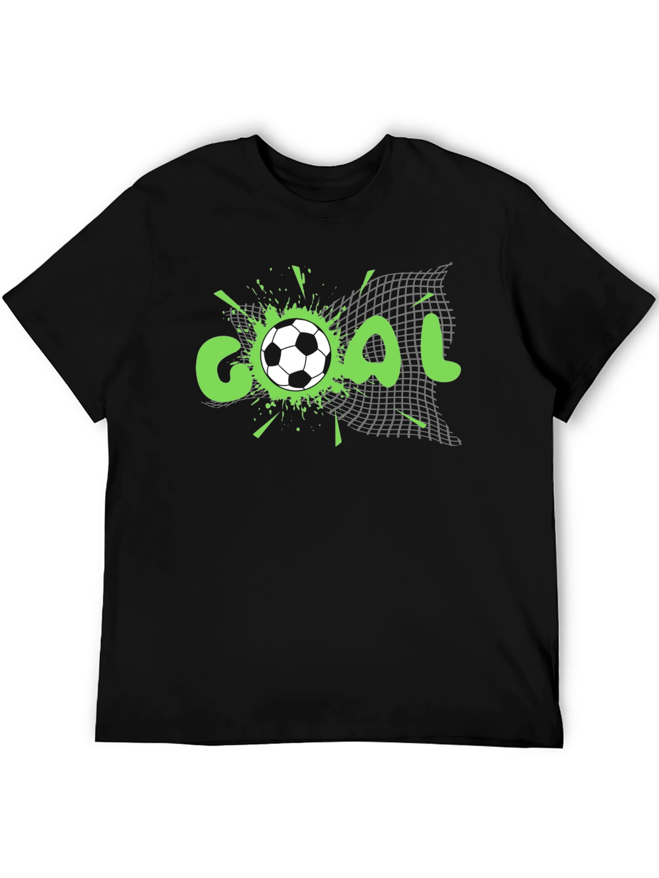 Goal! Soccer Graphic Tee - Black