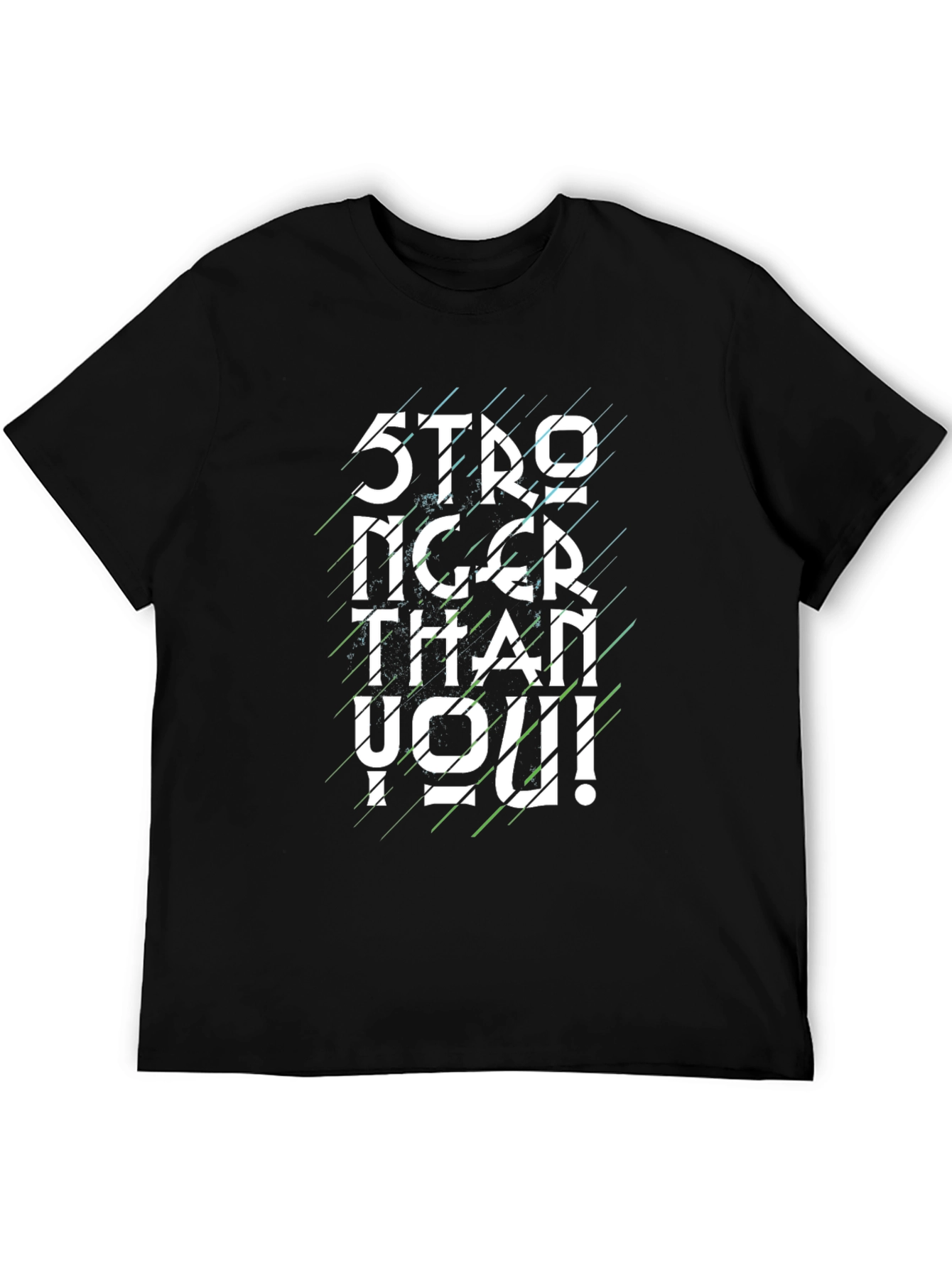 Stronger Than You Graphic Tee - Black
