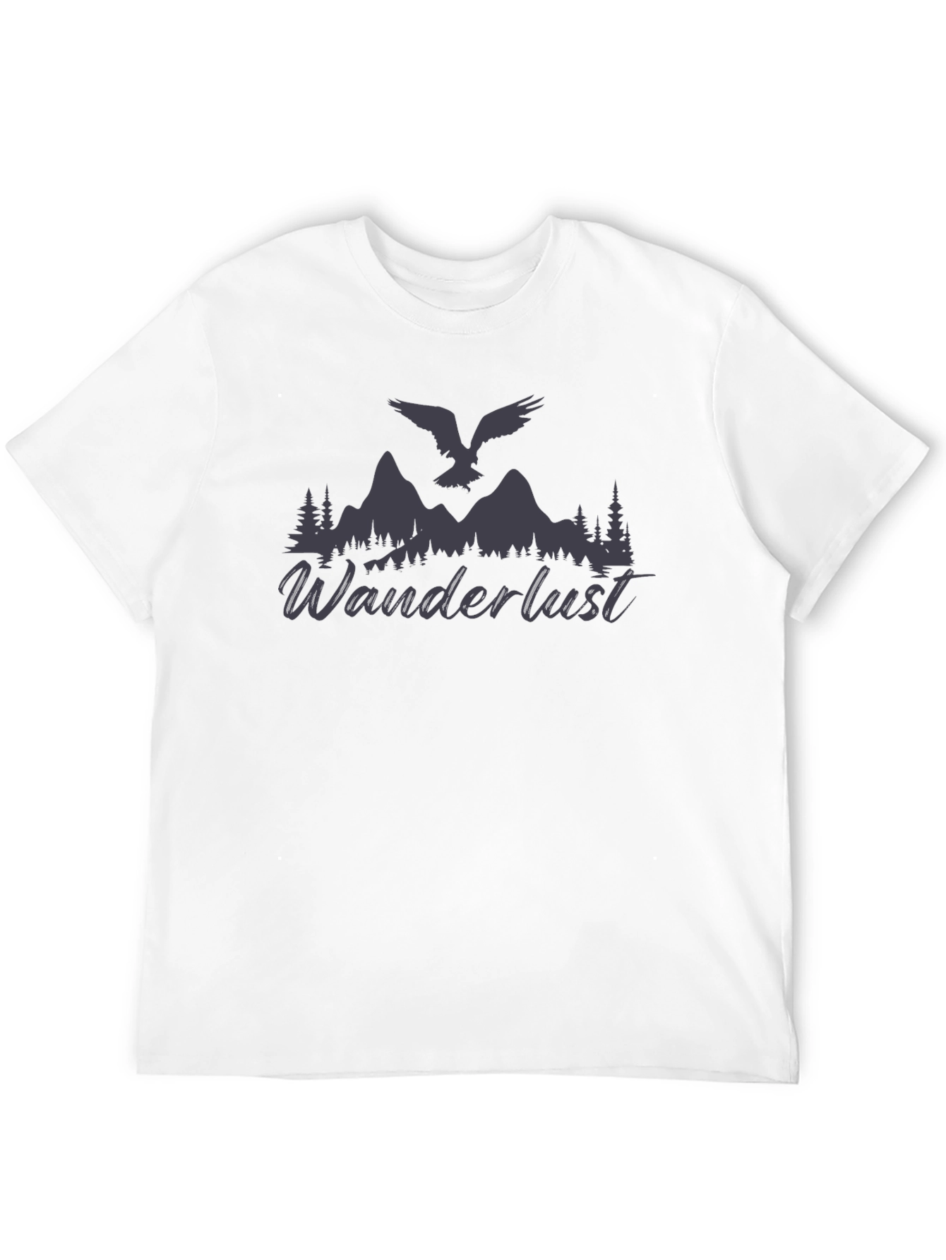 Wanderlust Graphic T-Shirt - Mens Black Tee