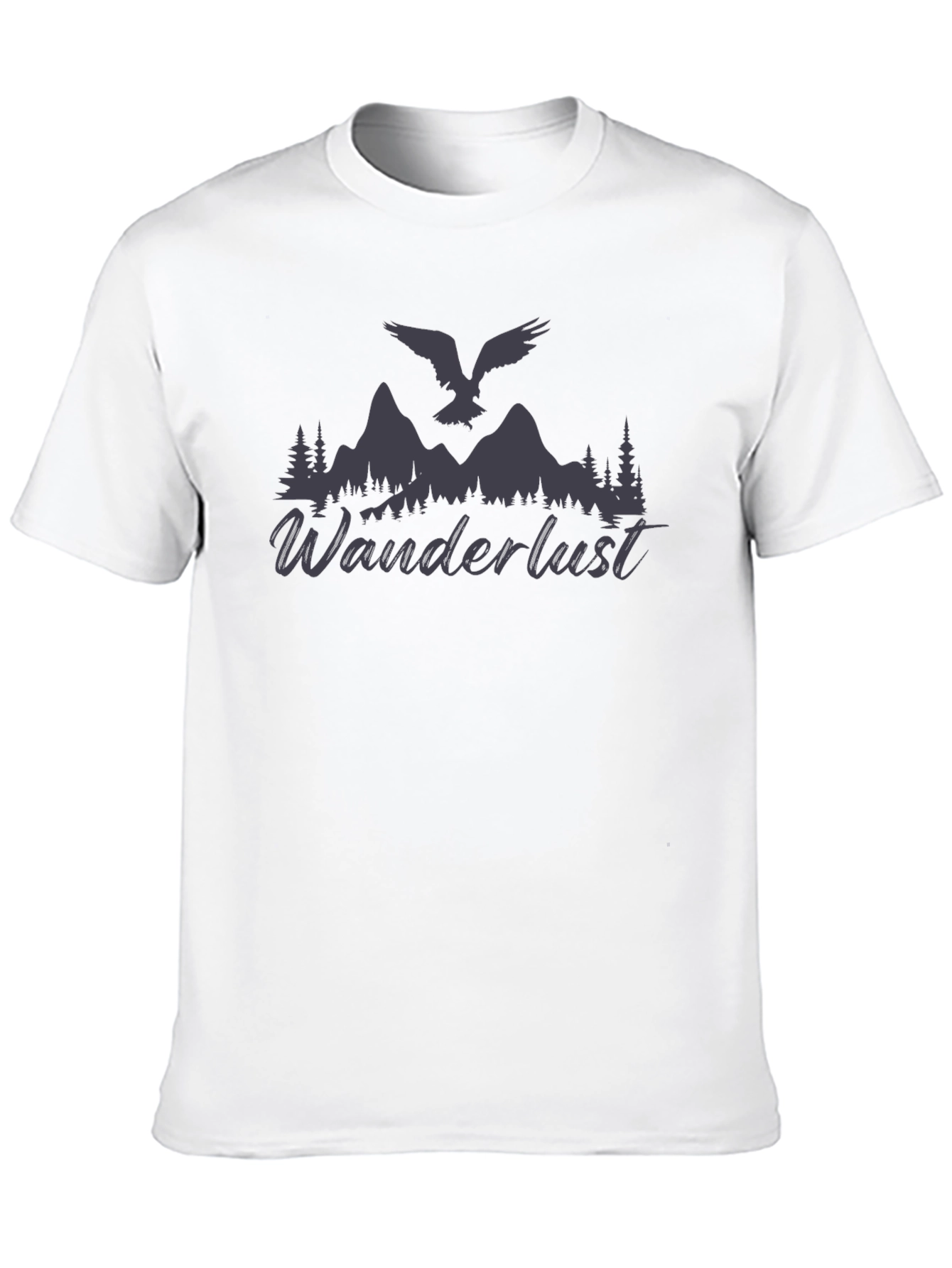 Wanderlust Graphic T-Shirt - Mens Black Tee