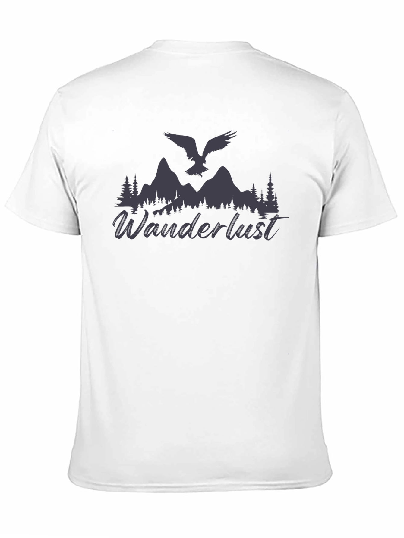 Wanderlust Graphic T-Shirt - Mens Black Tee