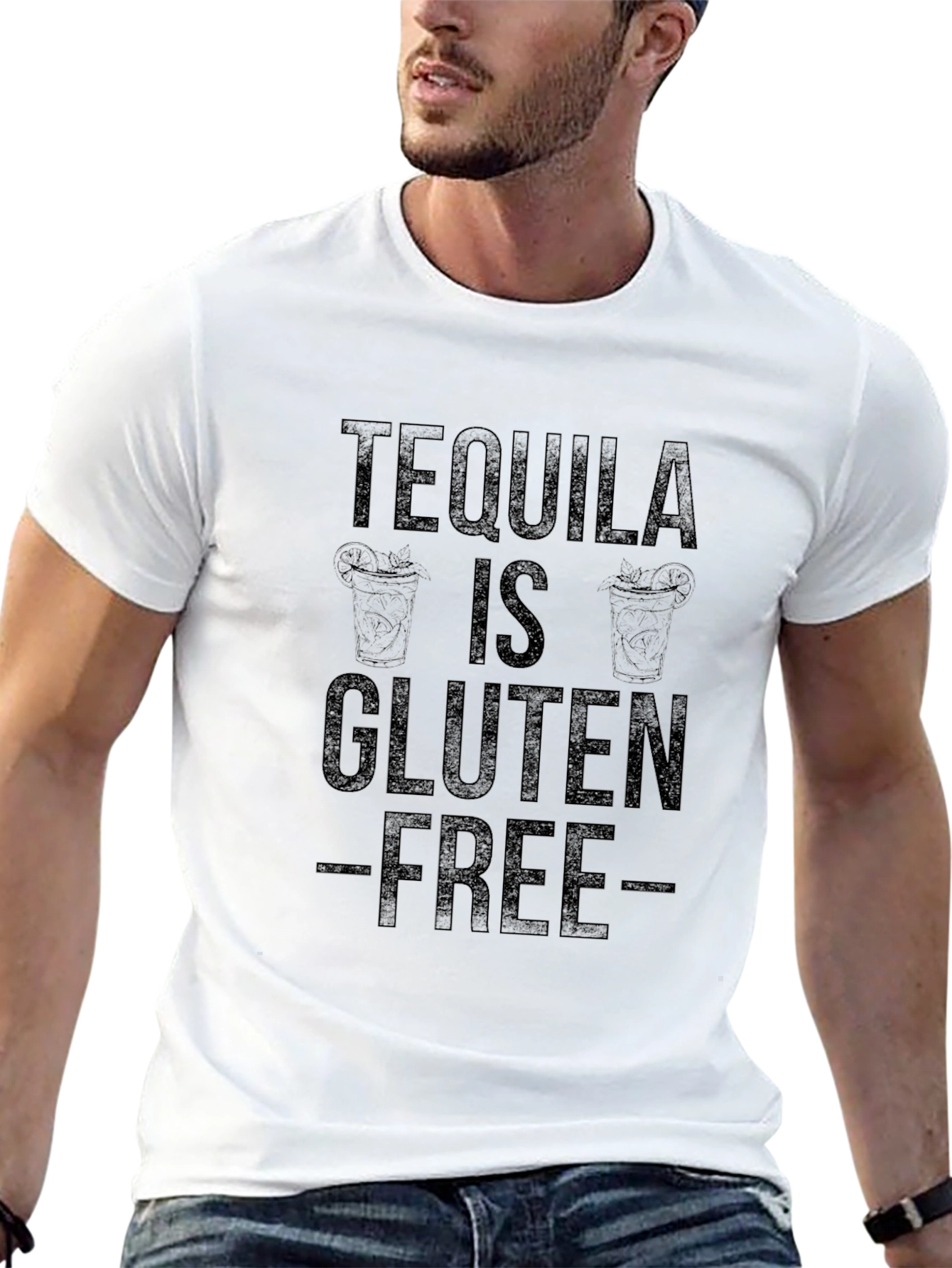 Tequila Is Gluten Free Graphic T-Shirt