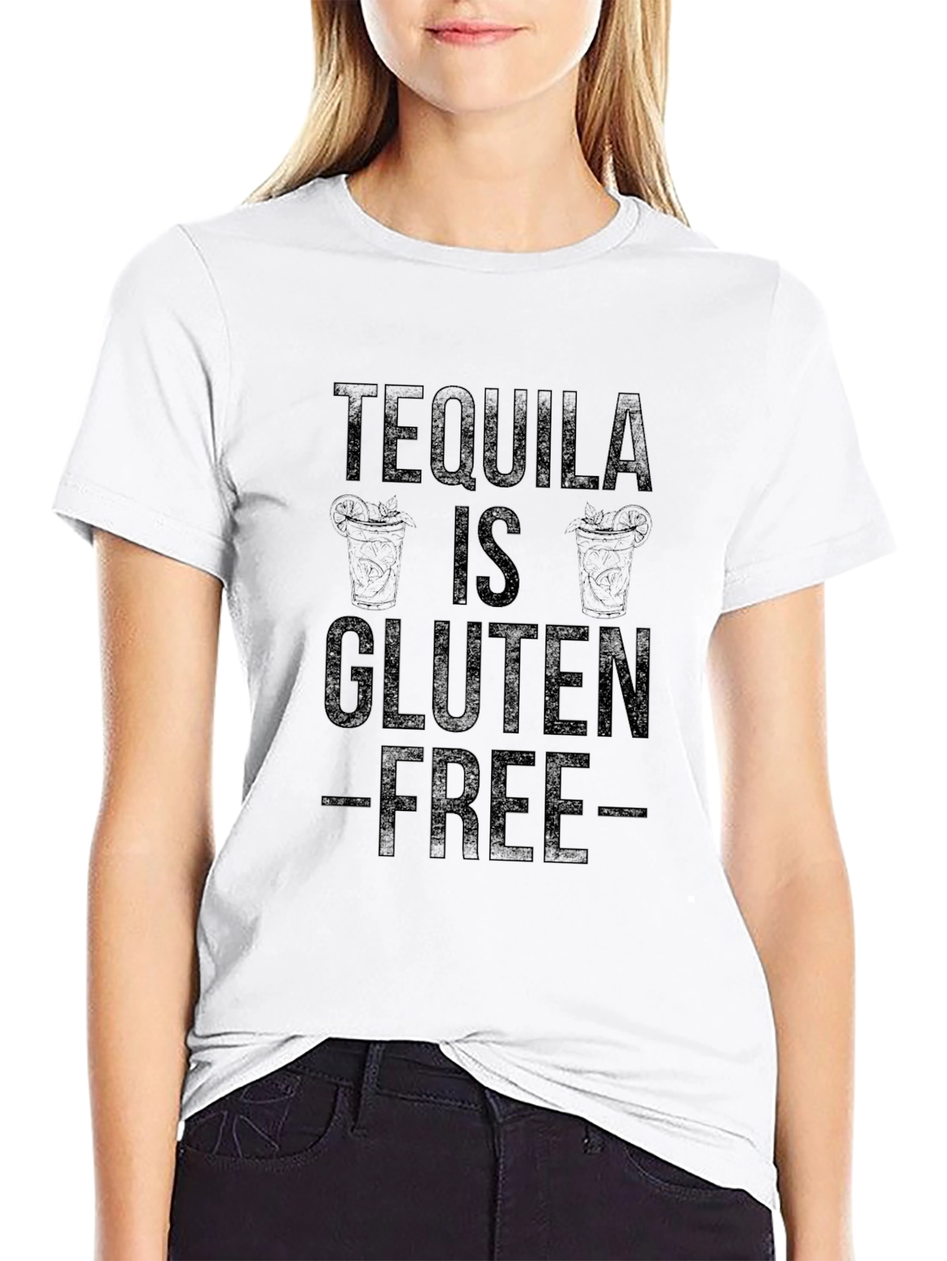 Tequila Is Gluten Free Graphic T-Shirt