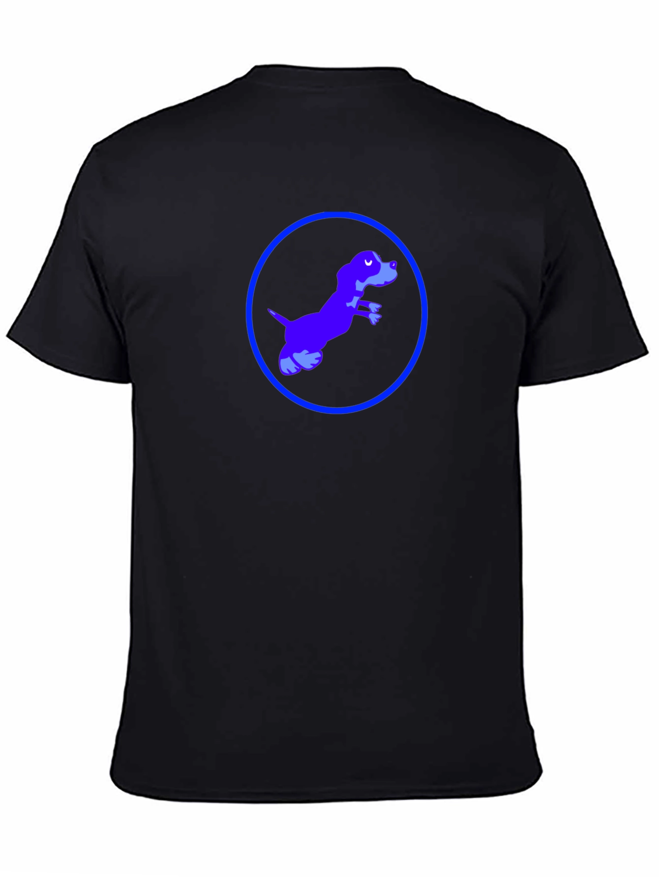 Dog in Circle Graphic Tee
