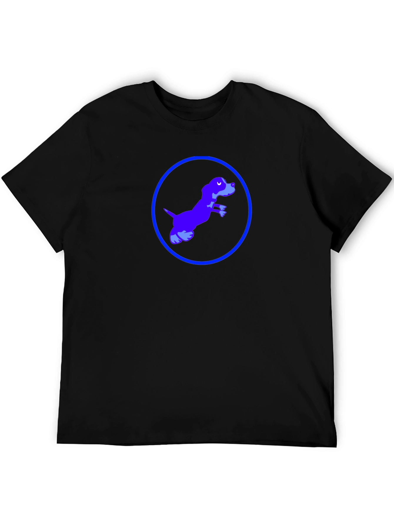 Dog in Circle Graphic Tee