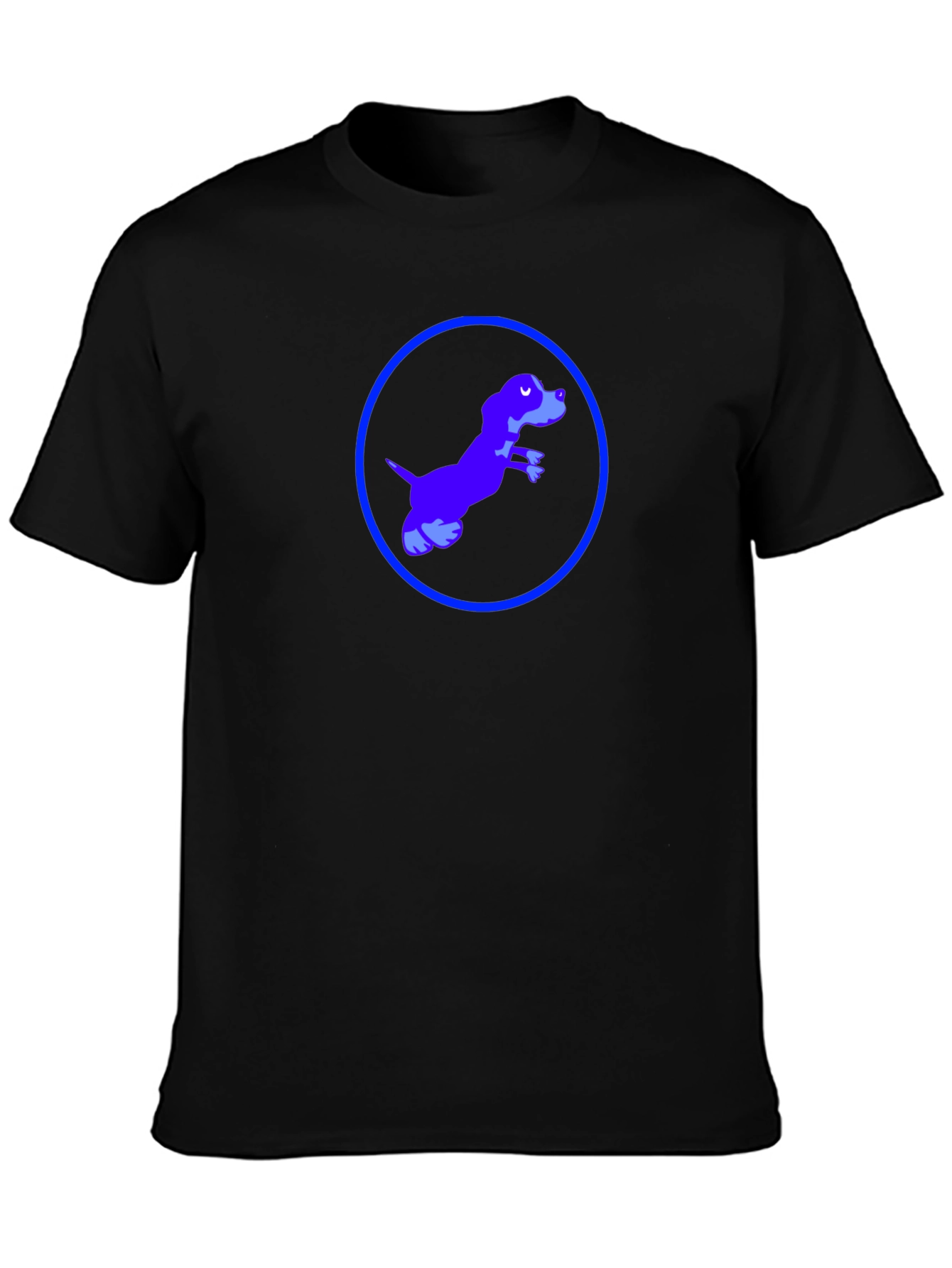 Dog in Circle Graphic Tee