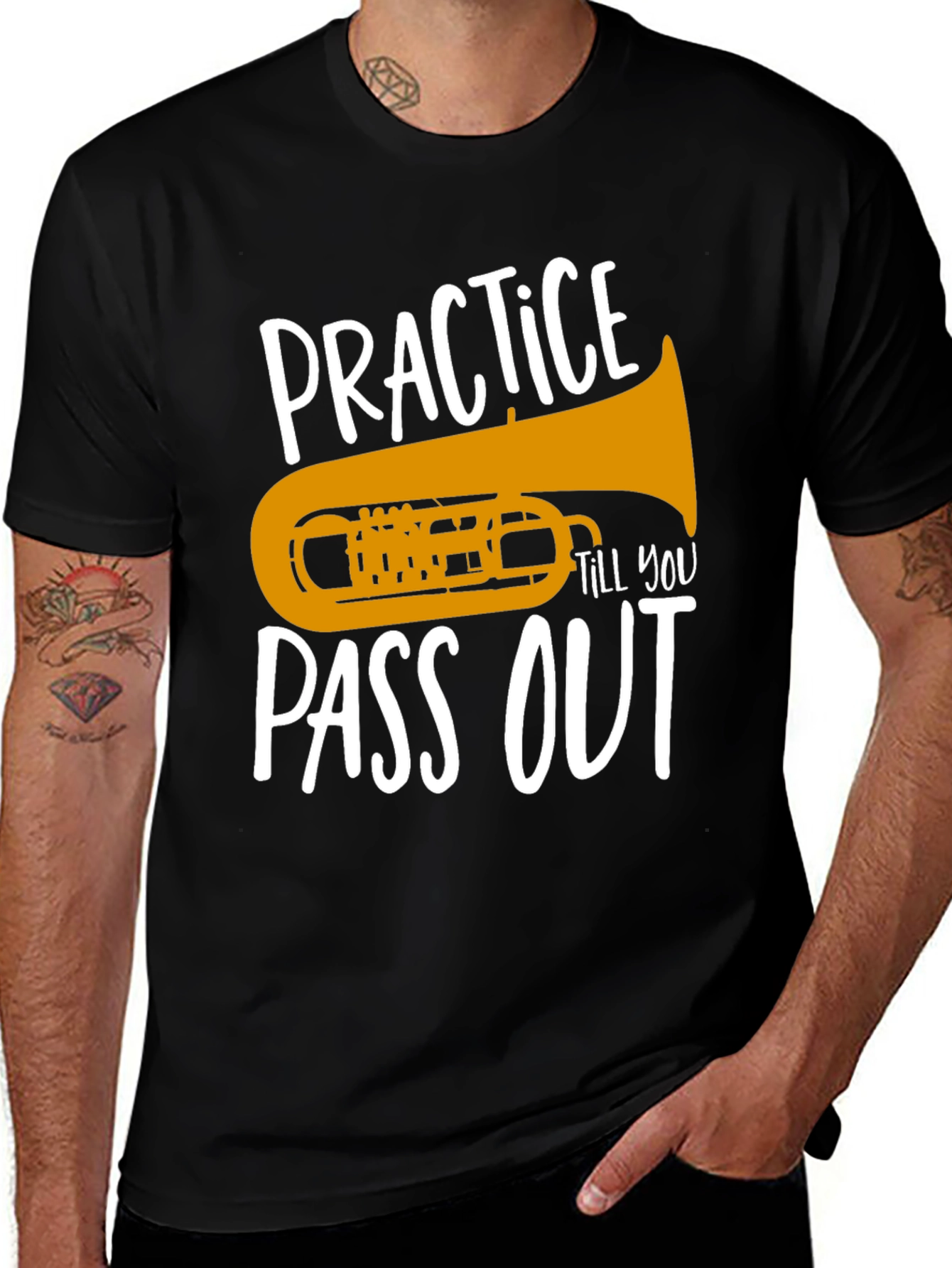 Practice Till You Pass Out Tuba T-Shirt