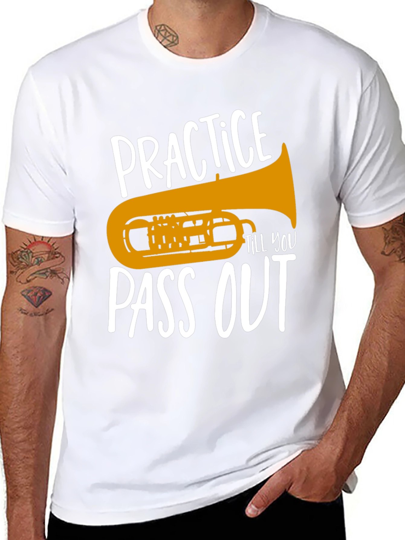 Practice Till You Pass Out Tuba T-Shirt