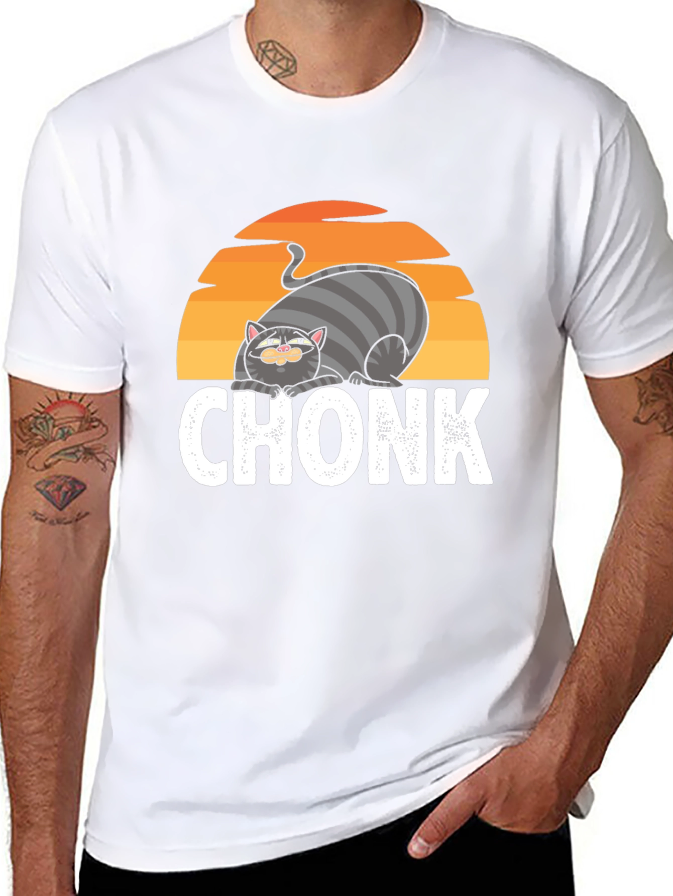 Chonk Cat Graphic Tee - Unisex Fit