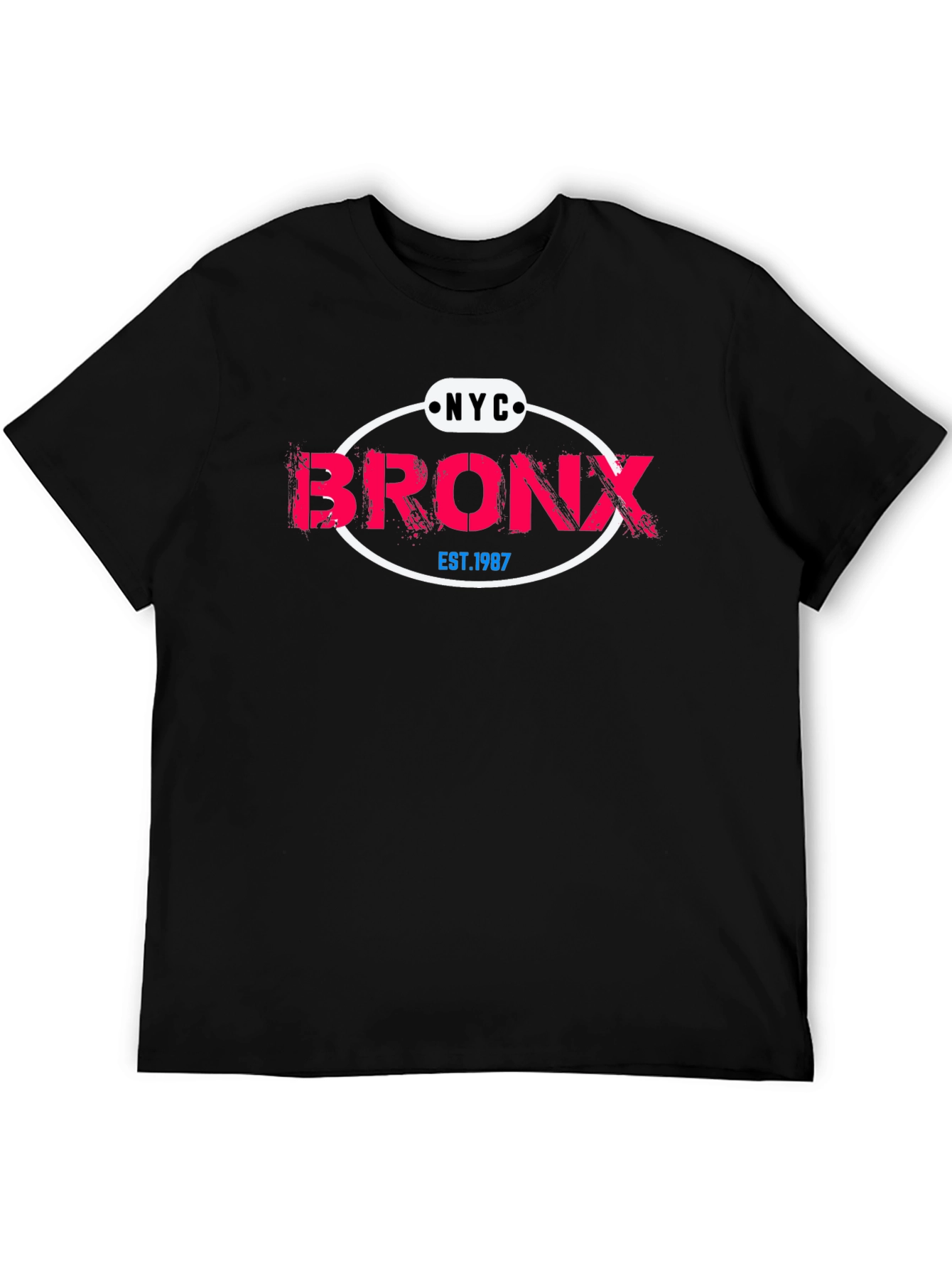 NYC Bronx Est. 1987 Black Graphic Tee