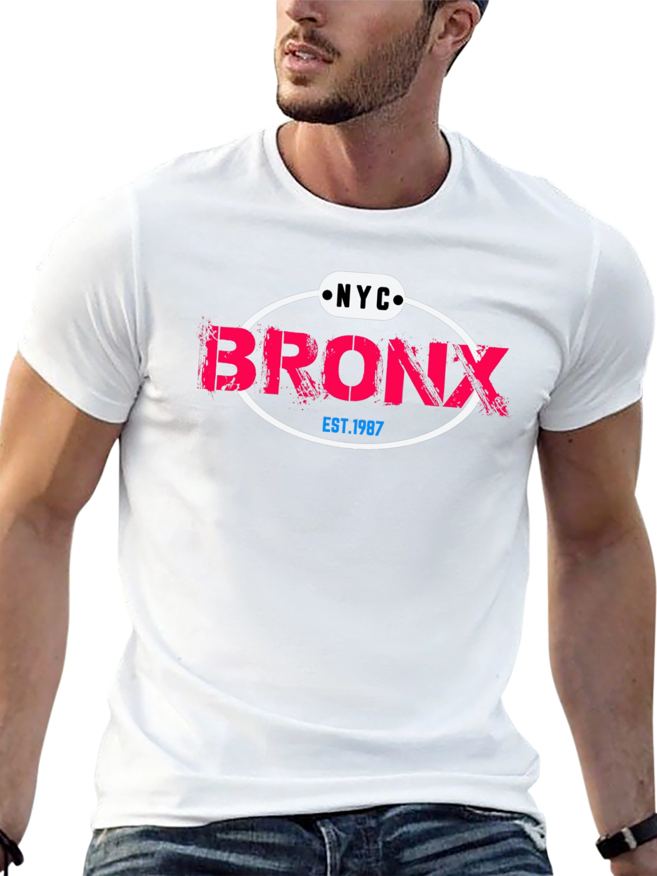 NYC Bronx Est. 1987 Black Graphic Tee