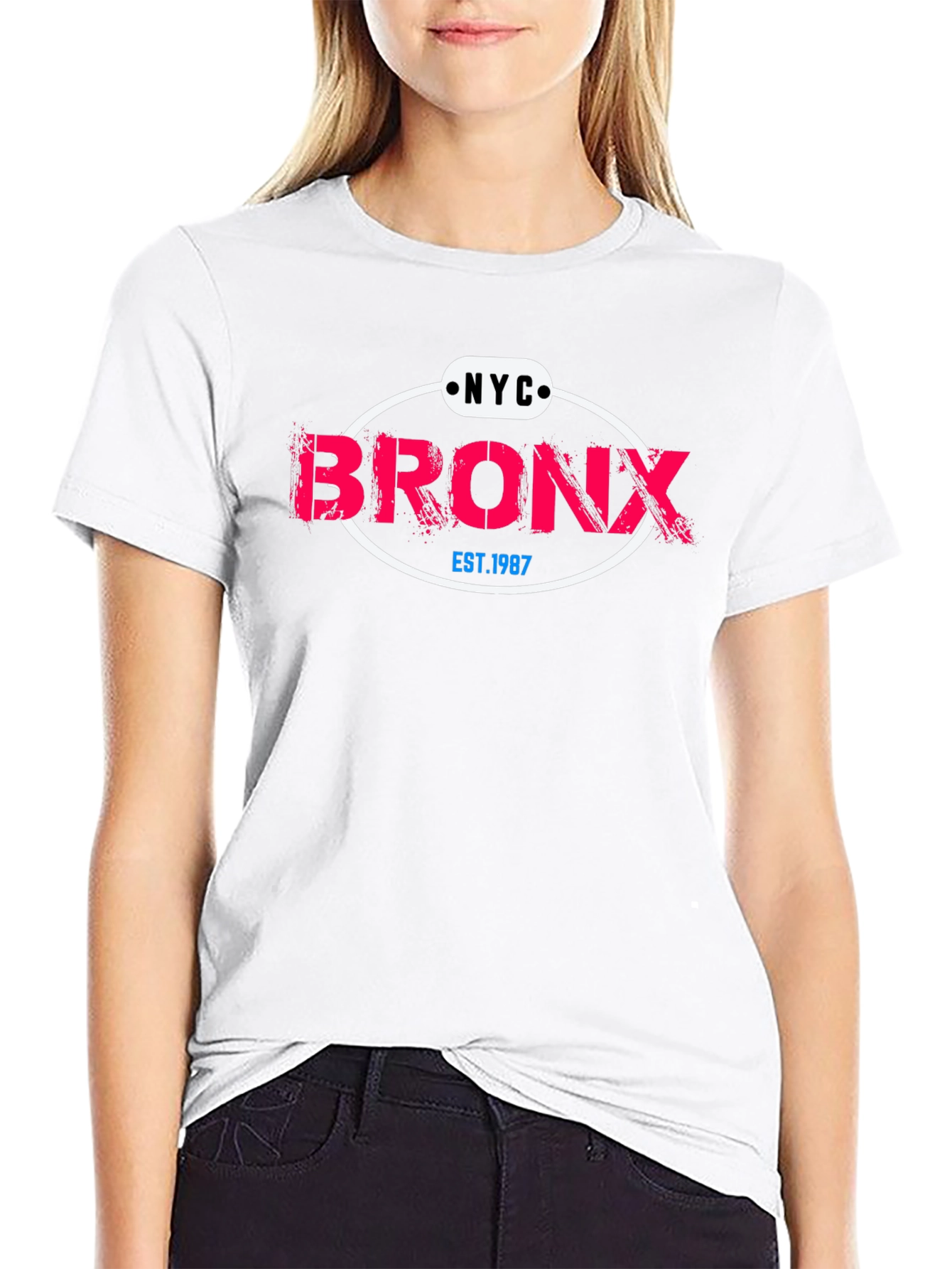 NYC Bronx Est. 1987 Black Graphic Tee