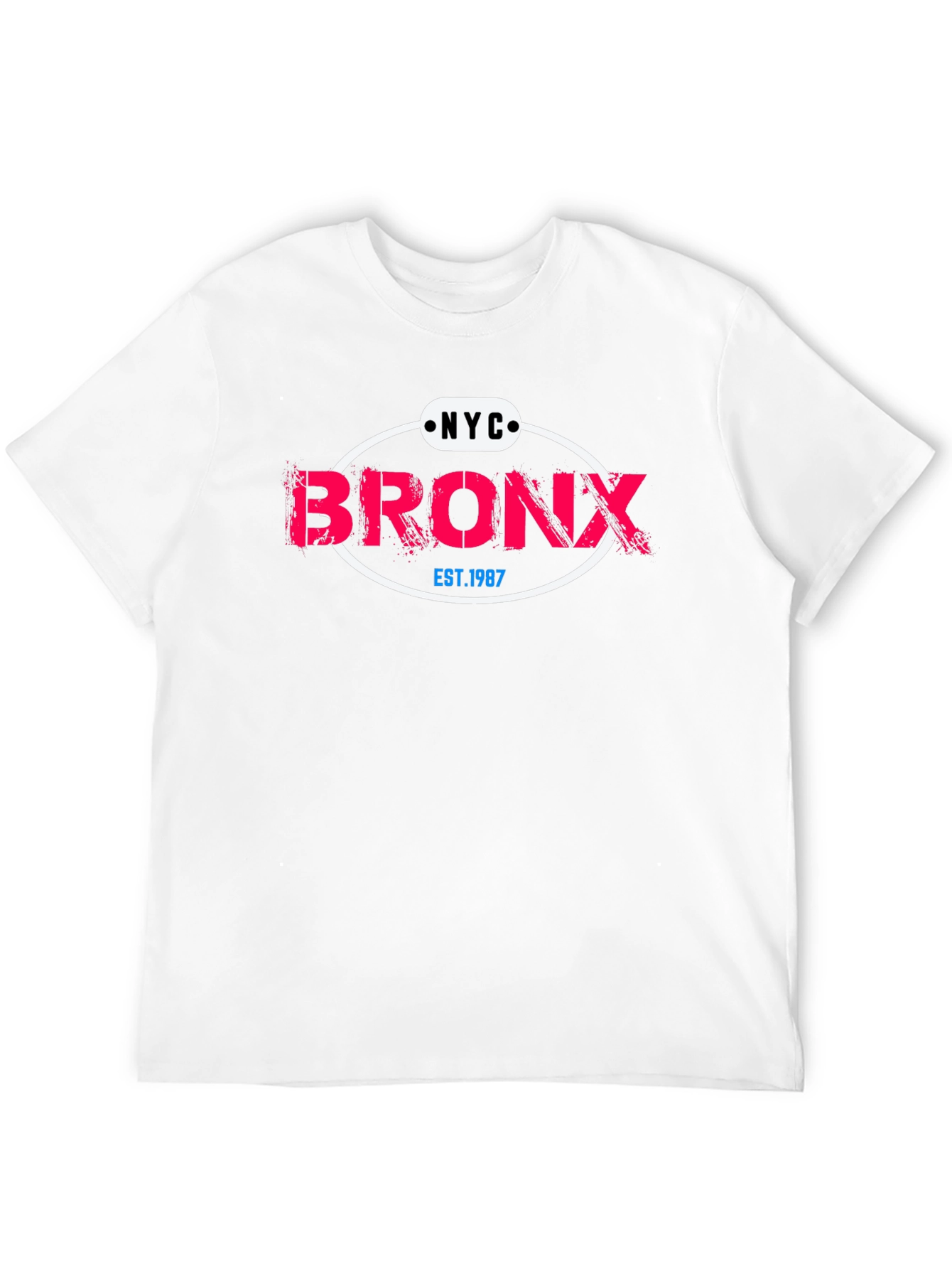 NYC Bronx Est. 1987 Black Graphic Tee