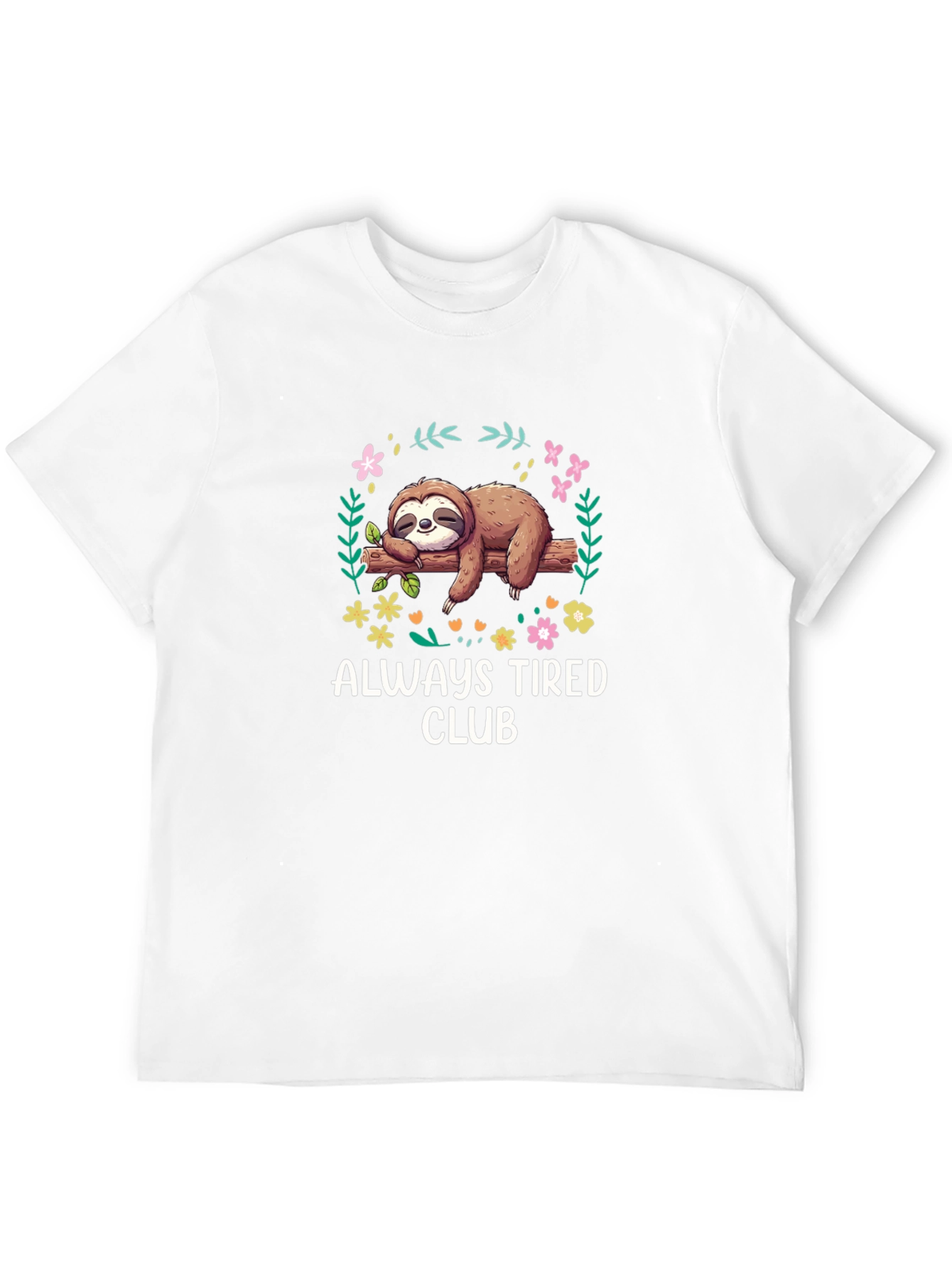 Always Tired Sloth Graphic Tee