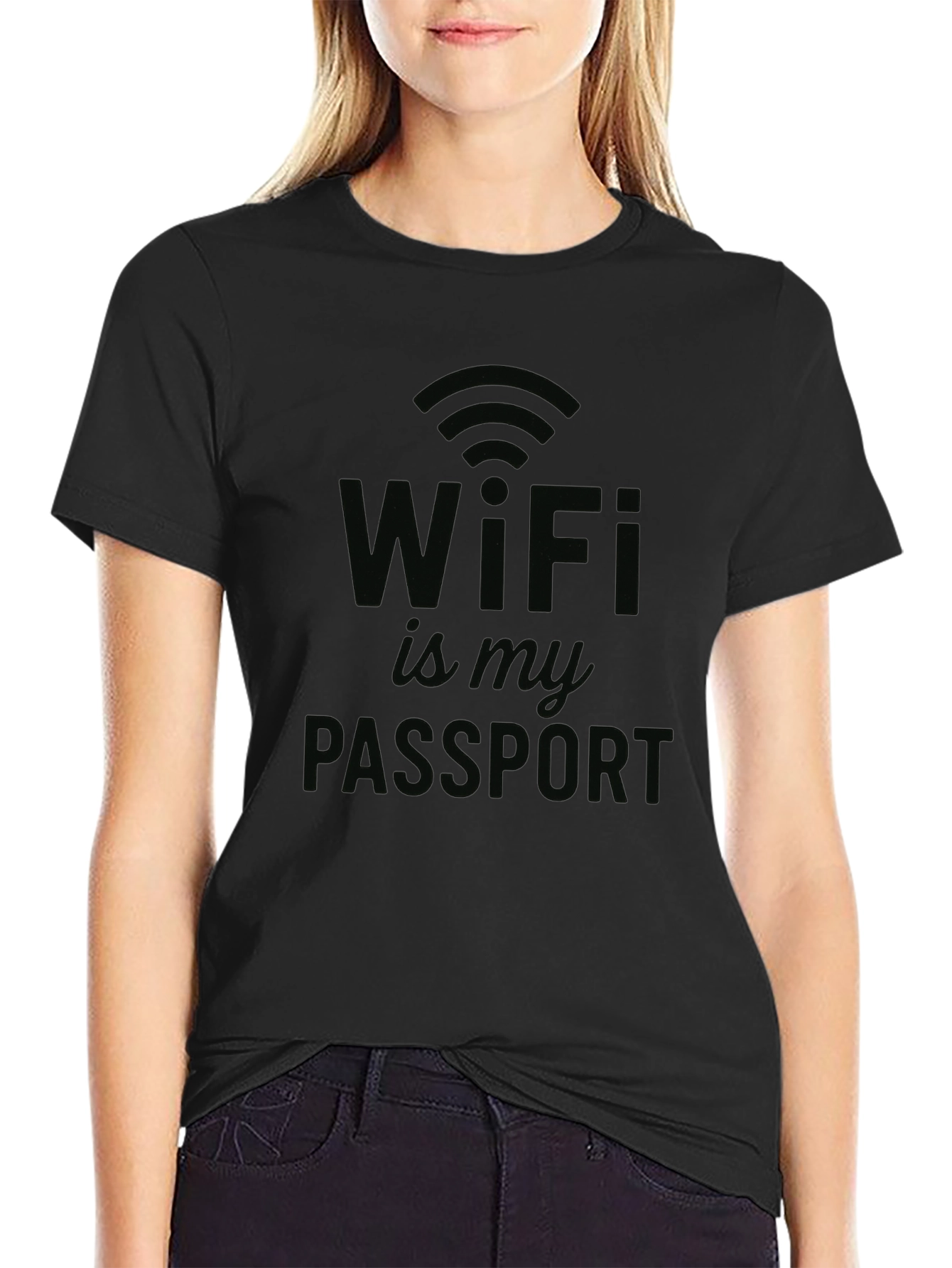 WiFi is My Passport T-Shirt - Novelty Design
