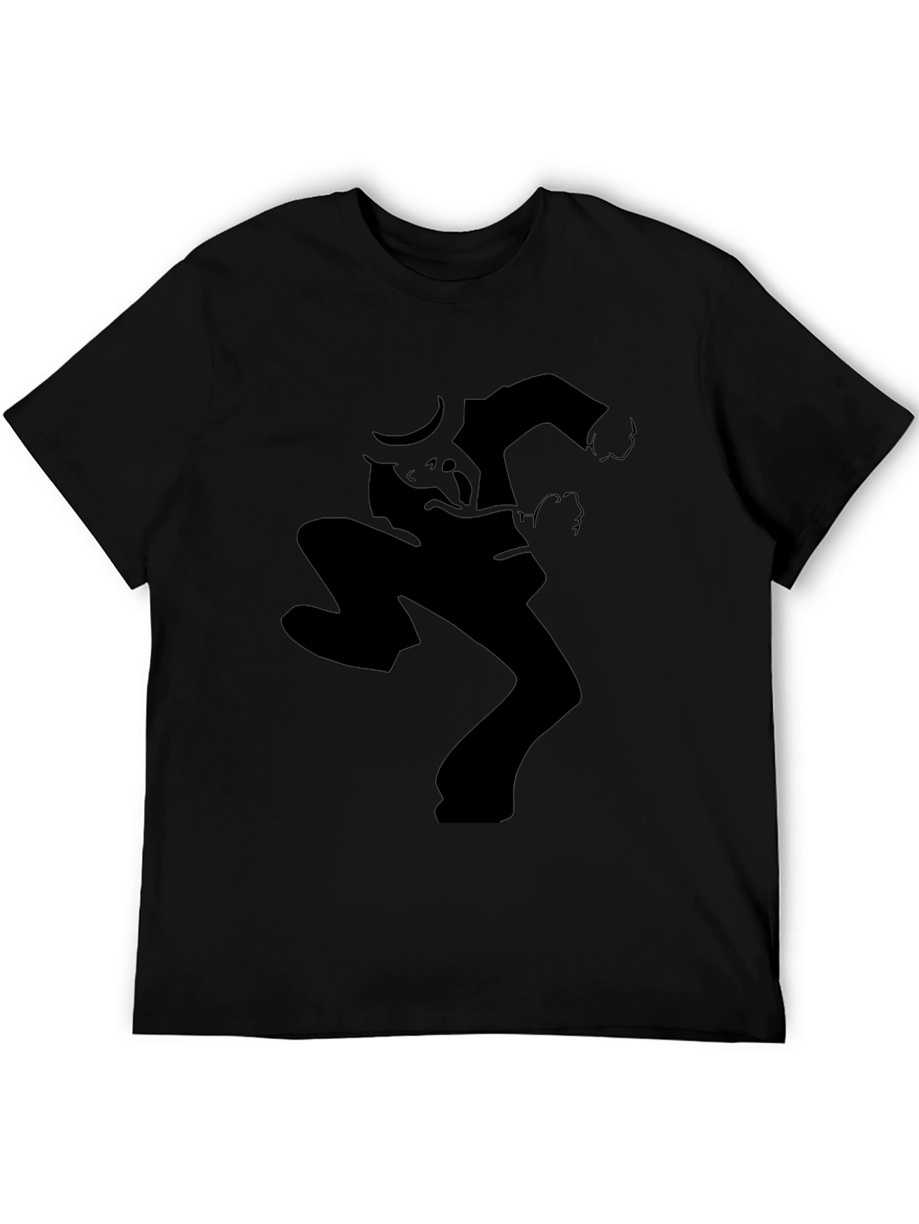 Silhouette Mans Black Graphic Tee