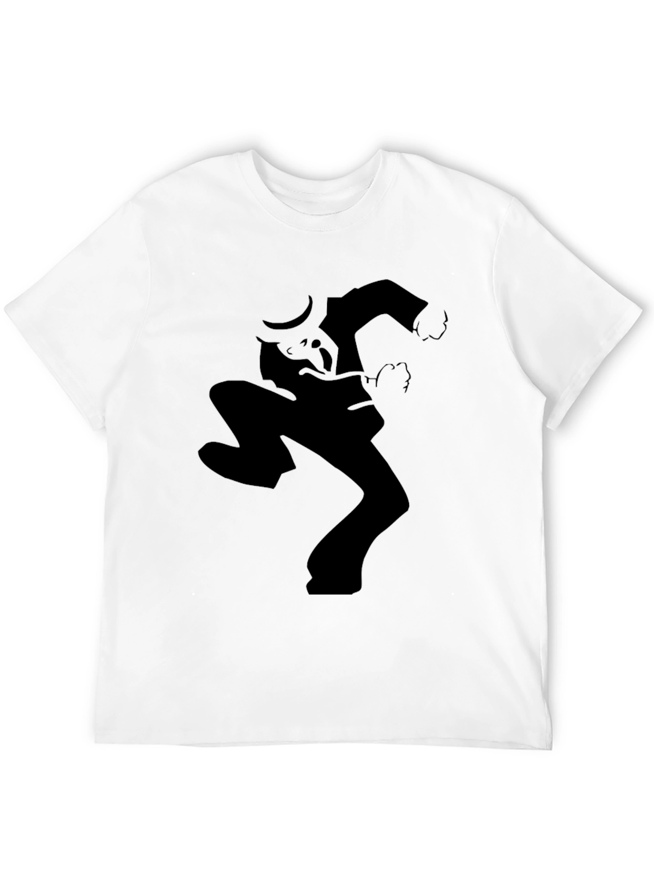 Silhouette Mans Black Graphic Tee