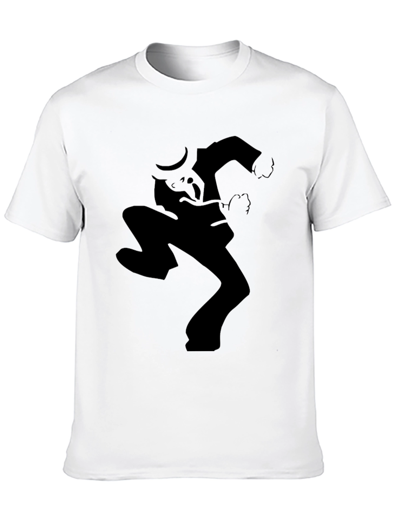 Silhouette Mans Black Graphic Tee