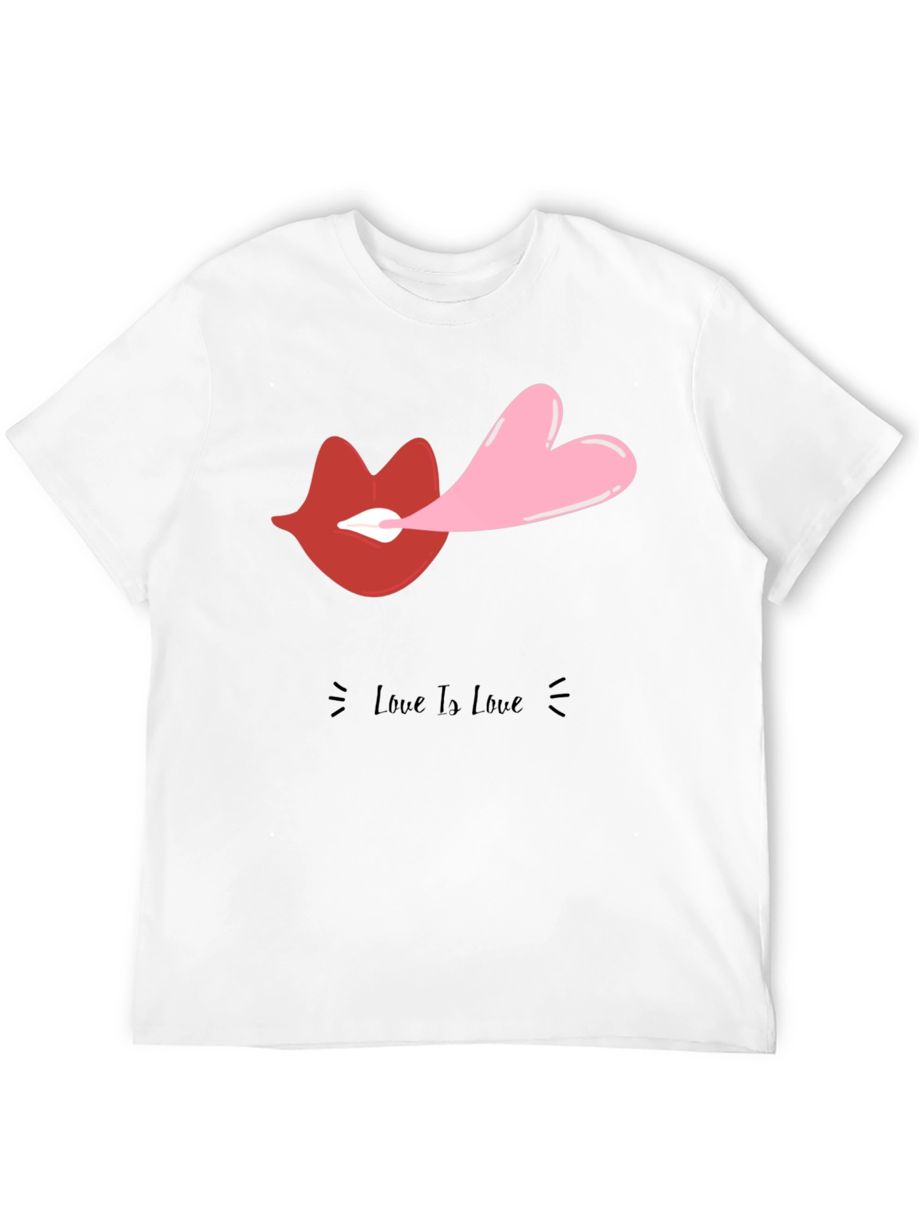 Love Is Love Graphic Tee - Black