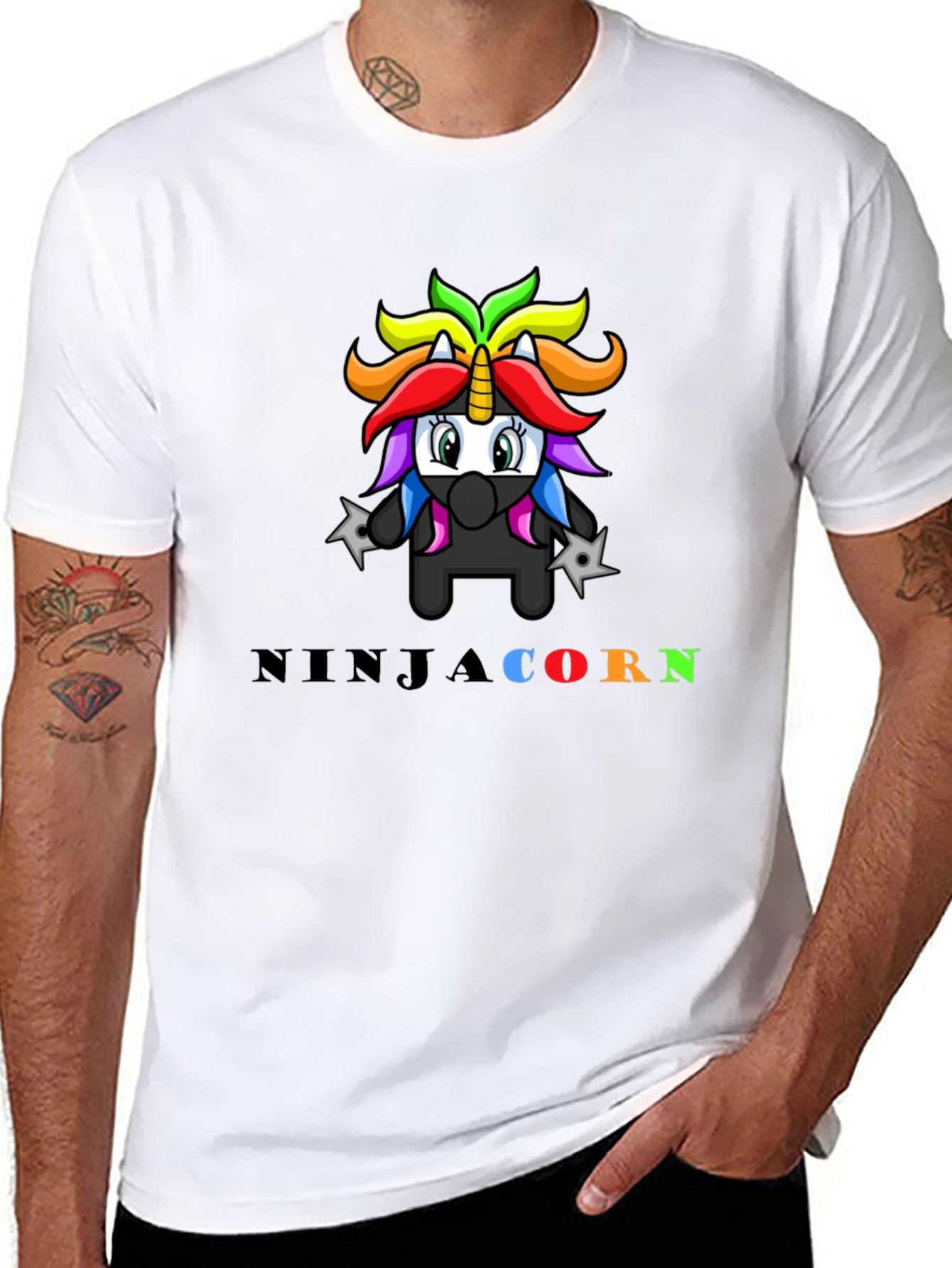 Ninja Unicorn Graphic T-Shirt