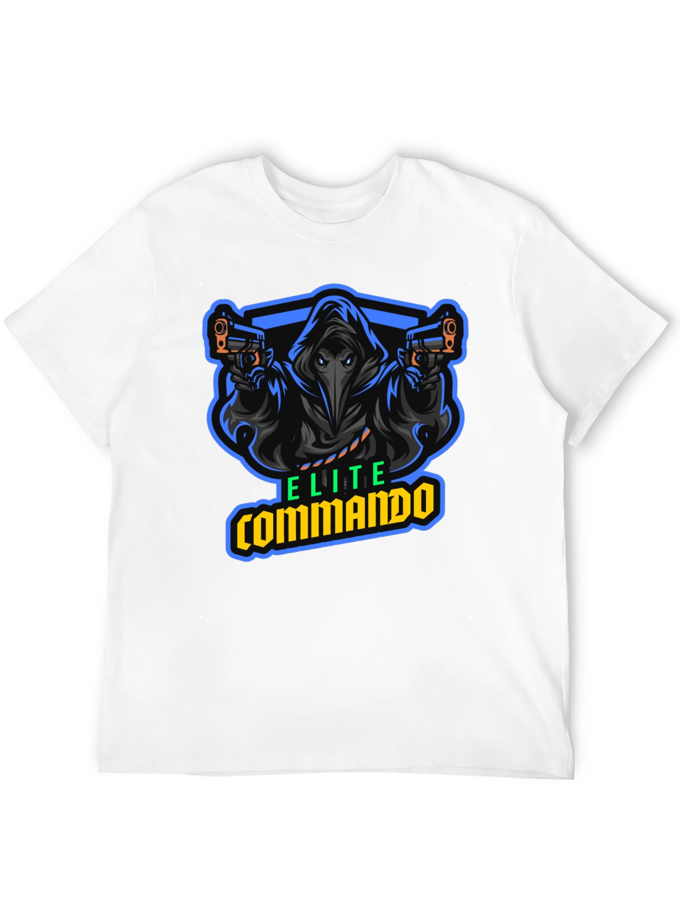 Elite Commando Graphic T-Shirt - Black