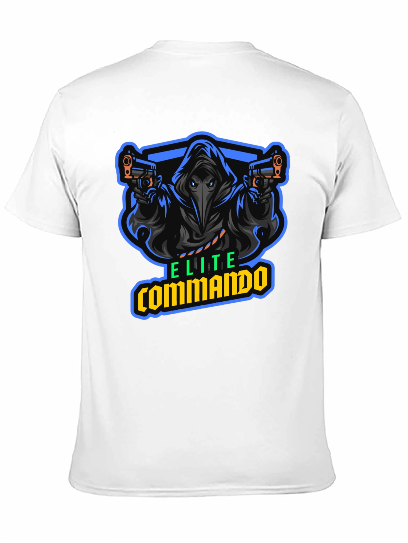 Elite Commando Graphic T-Shirt - Black