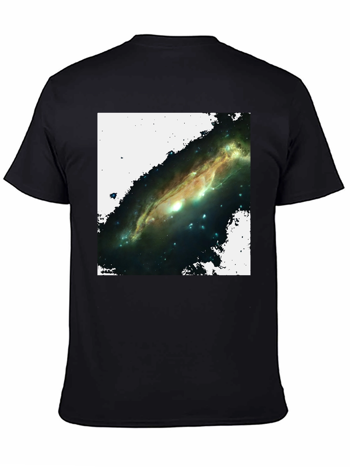 Galaxy Graphic T-Shirt - Black Cotton Blend