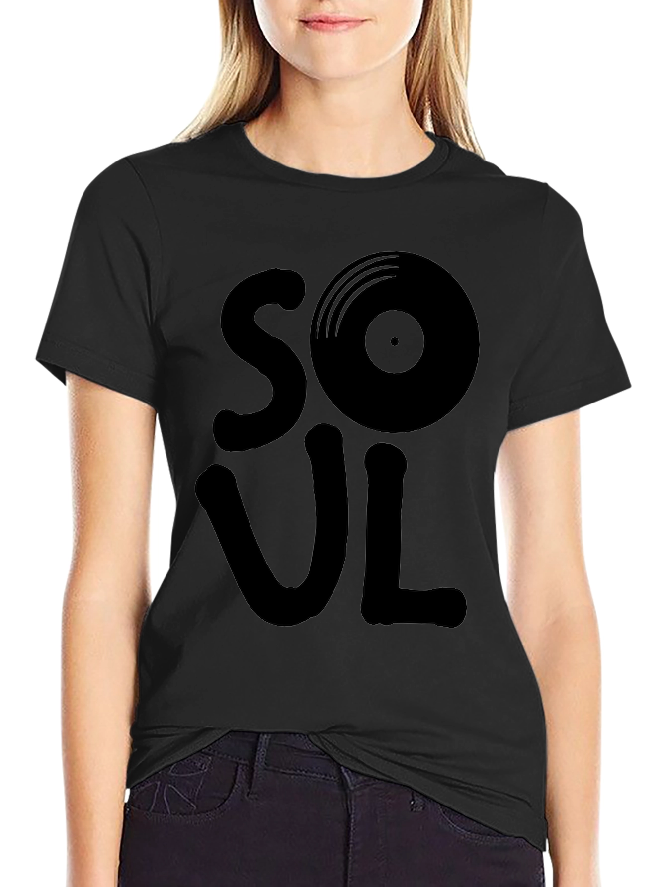 Soul Music Graphic Black T-Shirt