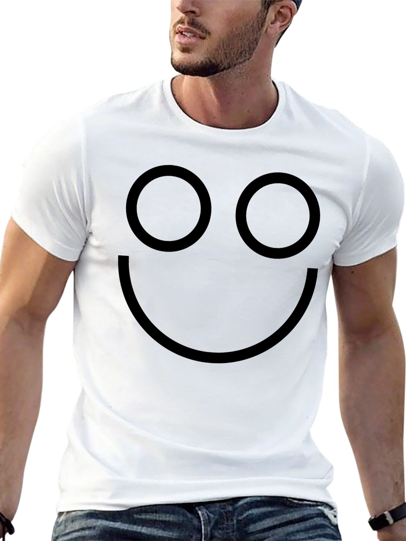 Smiley Face Graphic T-Shirt - Express Yourself!