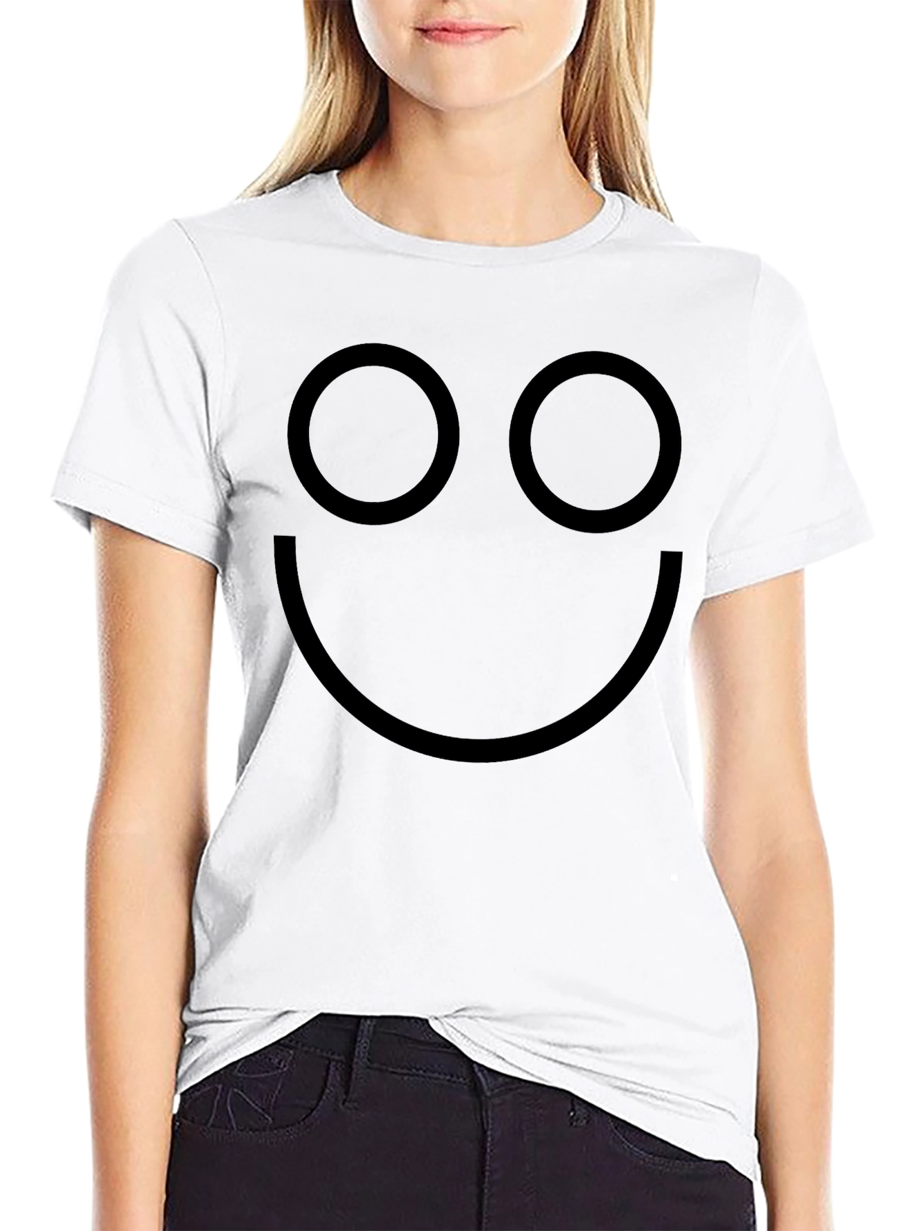 Smiley Face Graphic T-Shirt - Express Yourself!